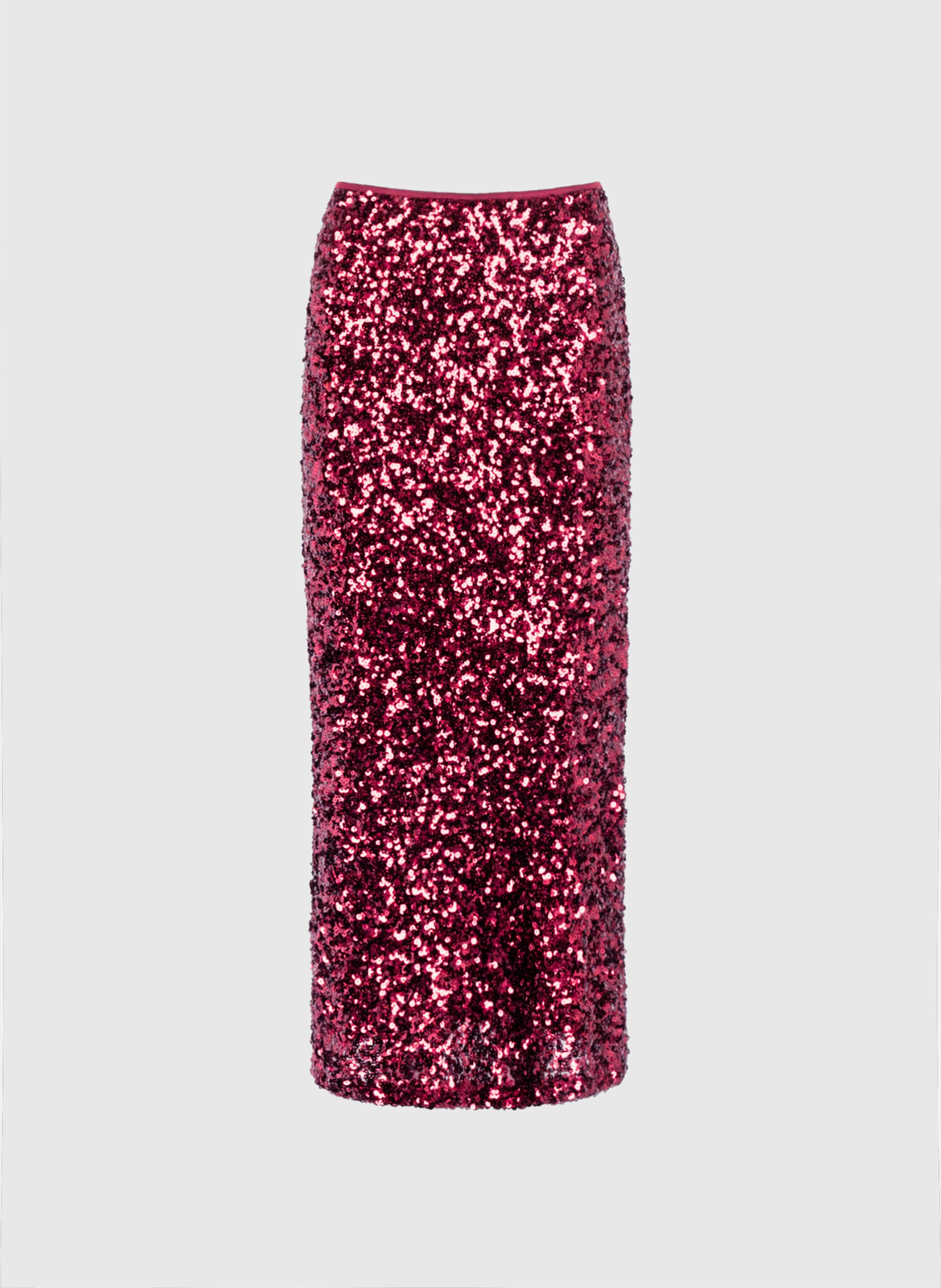 JUPE MIDI JURYFALA fraise