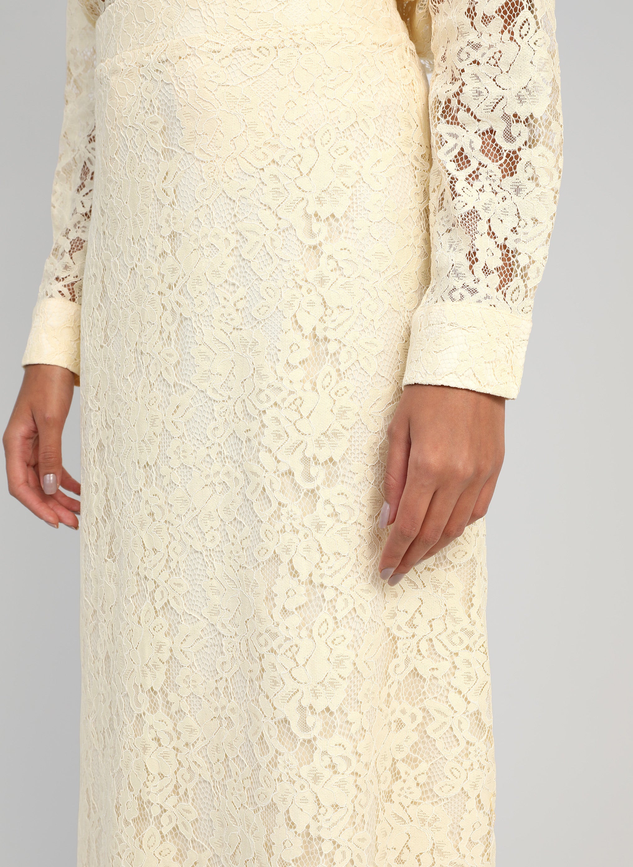 JUPE LONGUE JUVYNA ecru