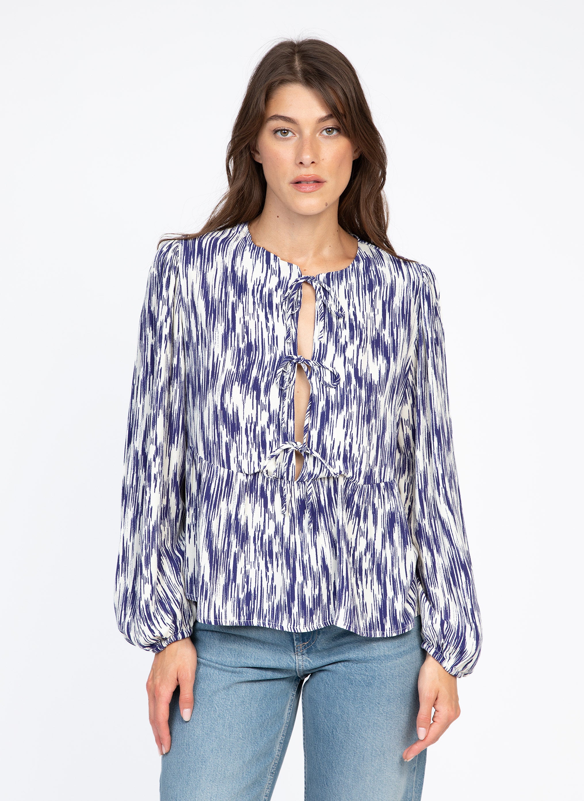 BLOUSE KAVELY biso bleu