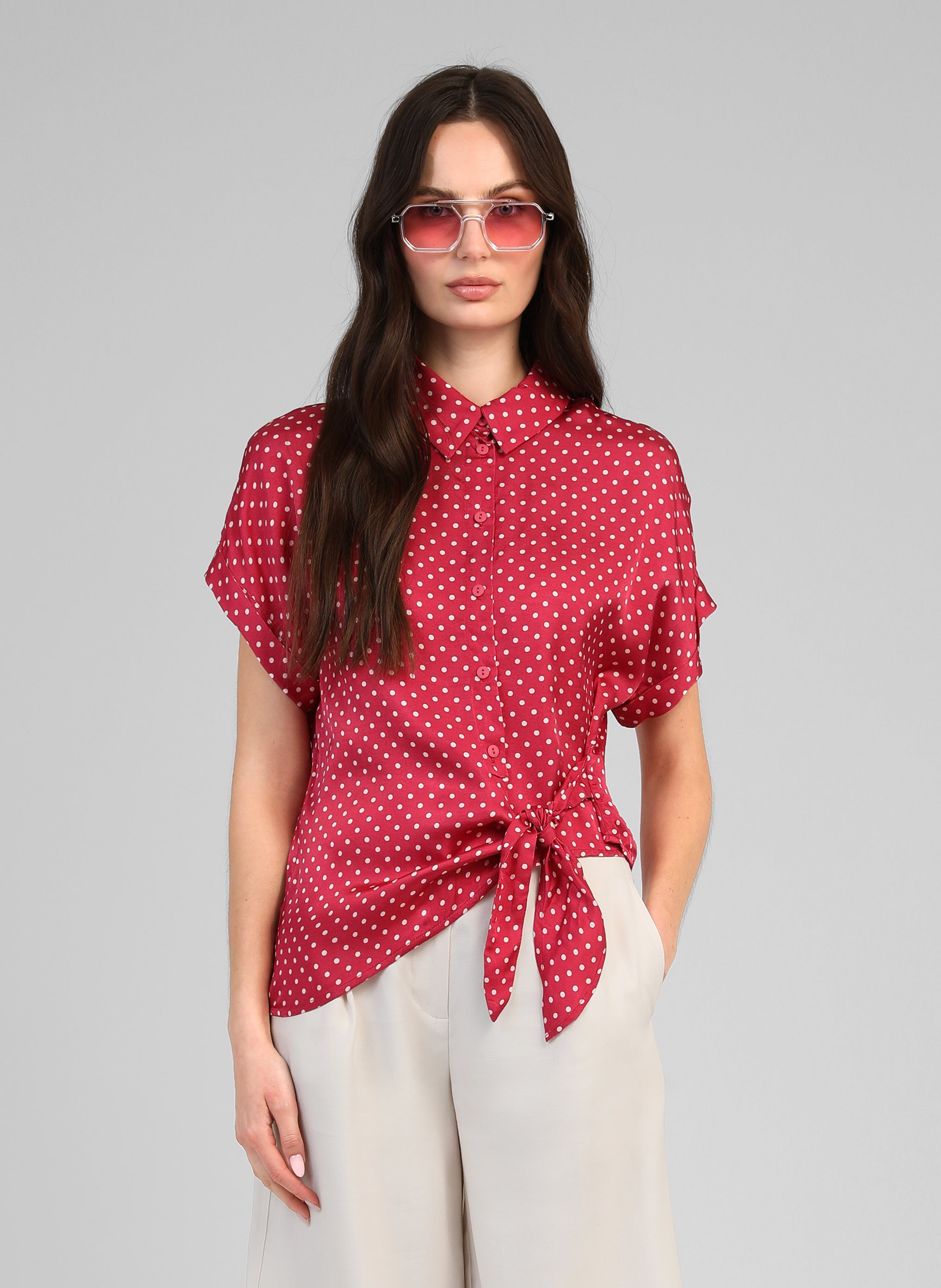CHEMISE KAVINY doriva framboise