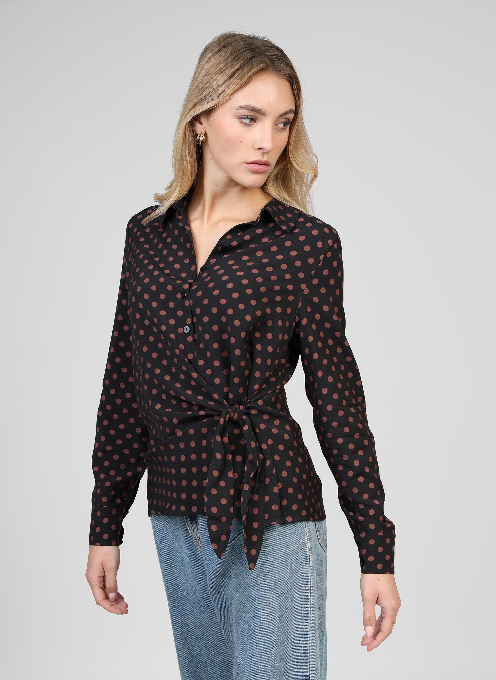 BLOUSE KAVIRA palinto marron