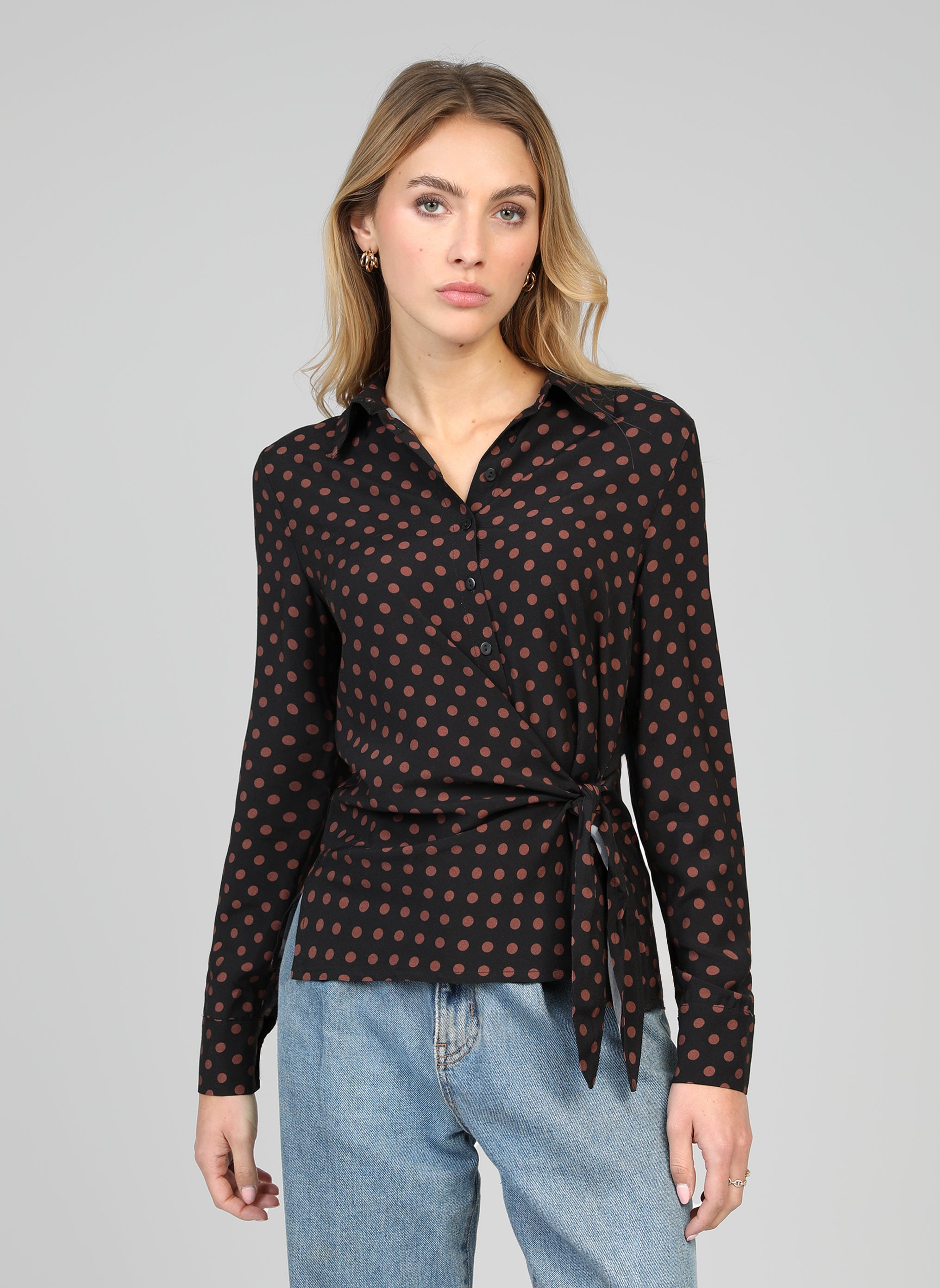 BLOUSE KAVIRA palinto marron