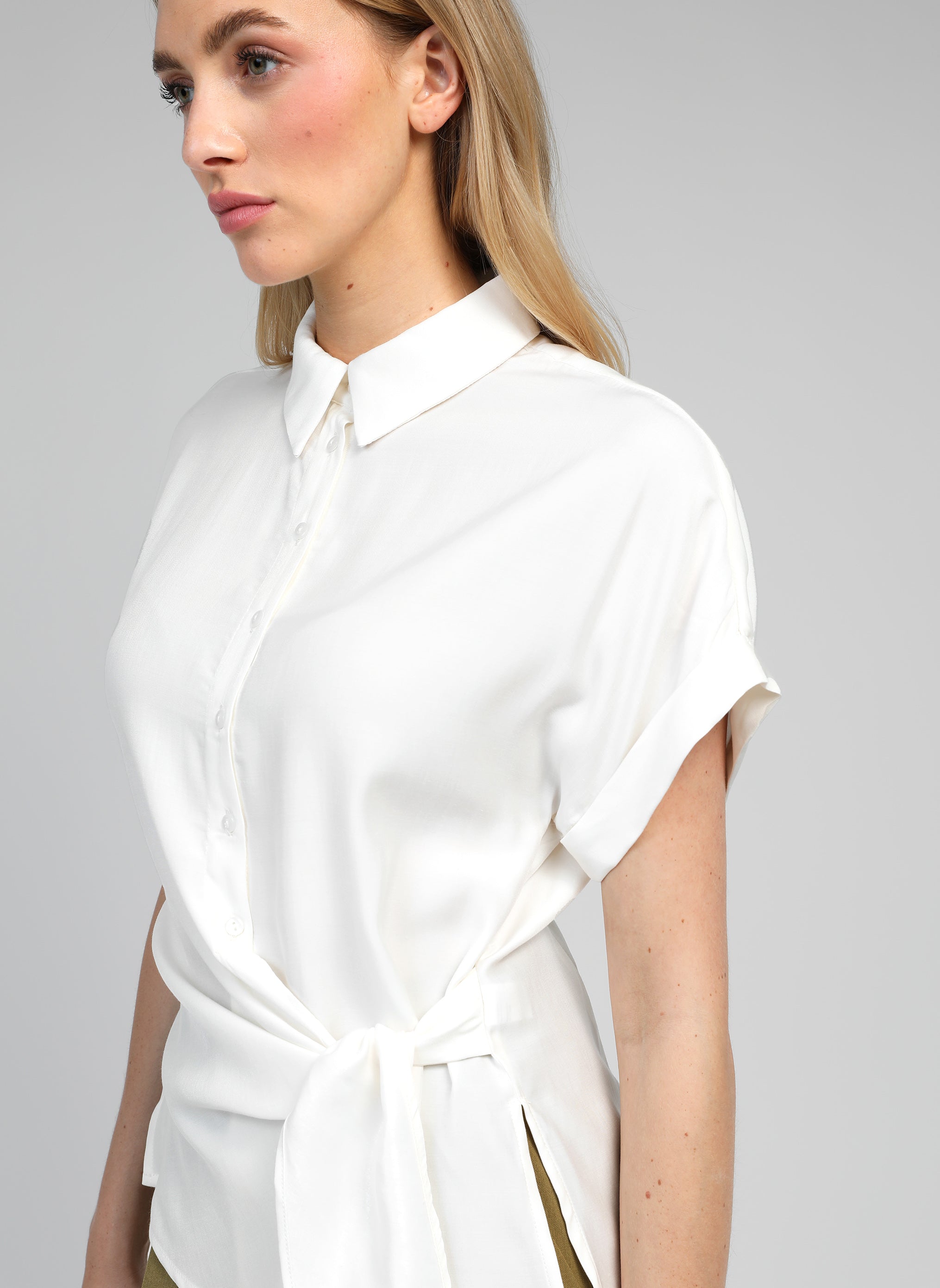 CHEMISE KAYBA blanc casse
