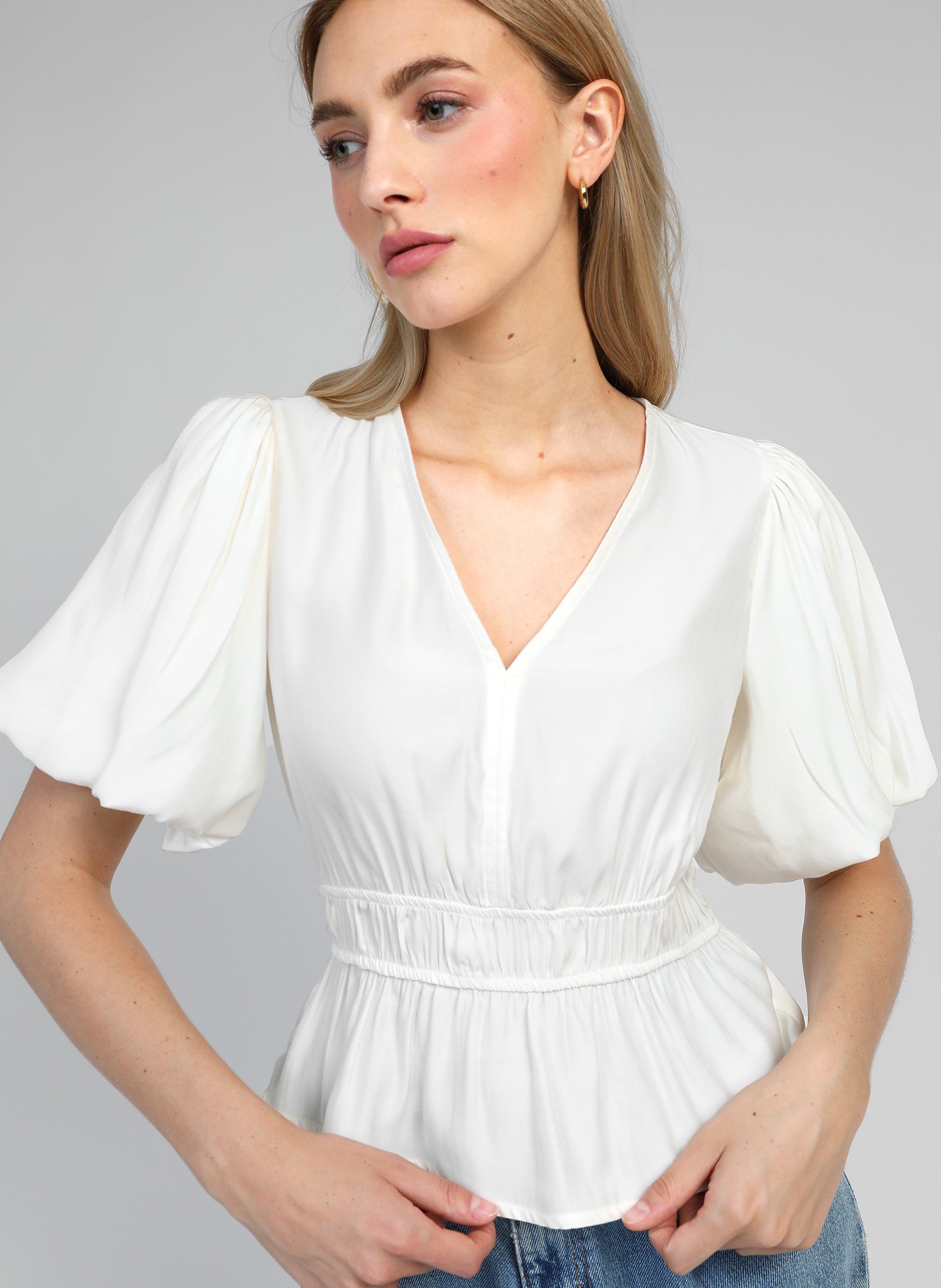 BLOUSE KELILOU blanc casse