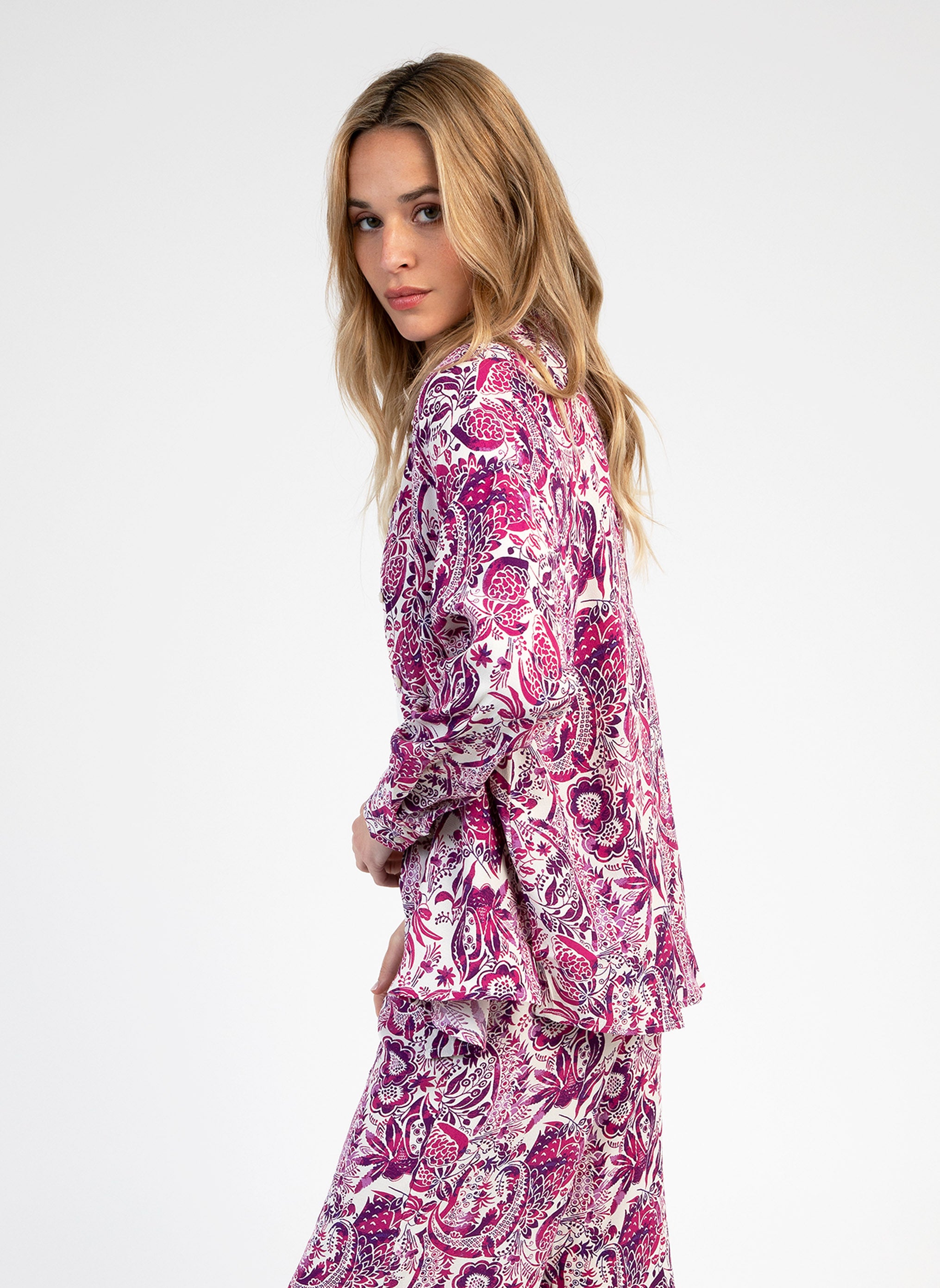 CHEMISE KEMA amandine violet