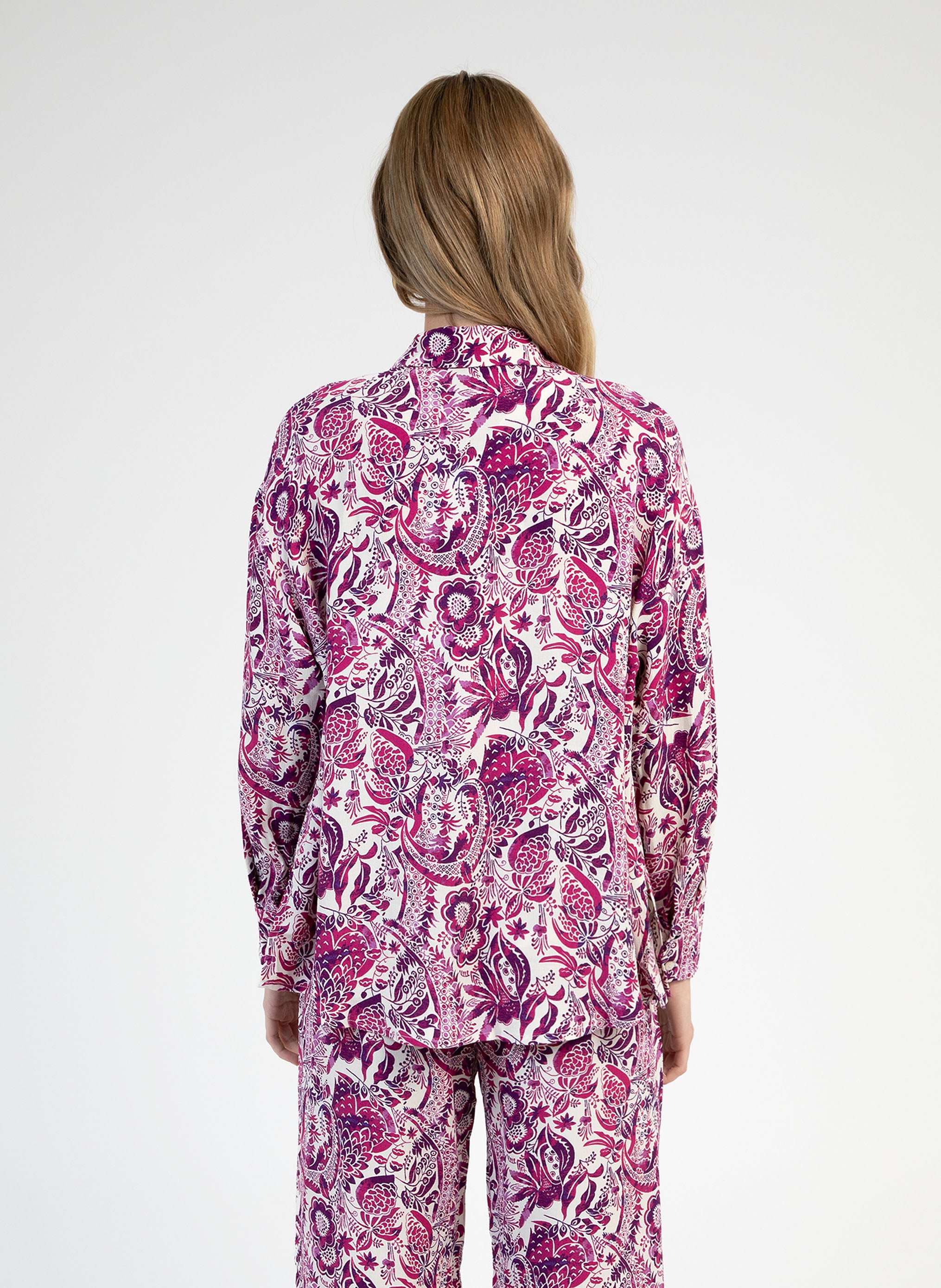 CHEMISE KEMA amandine violet