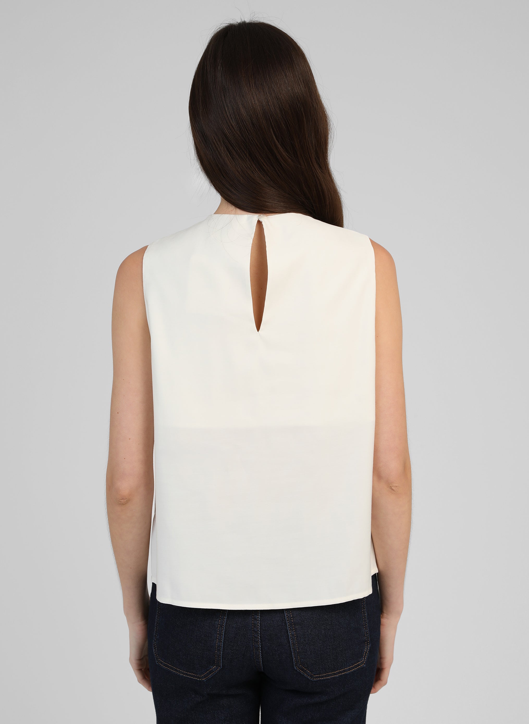 TOP KEZRA blanc casse