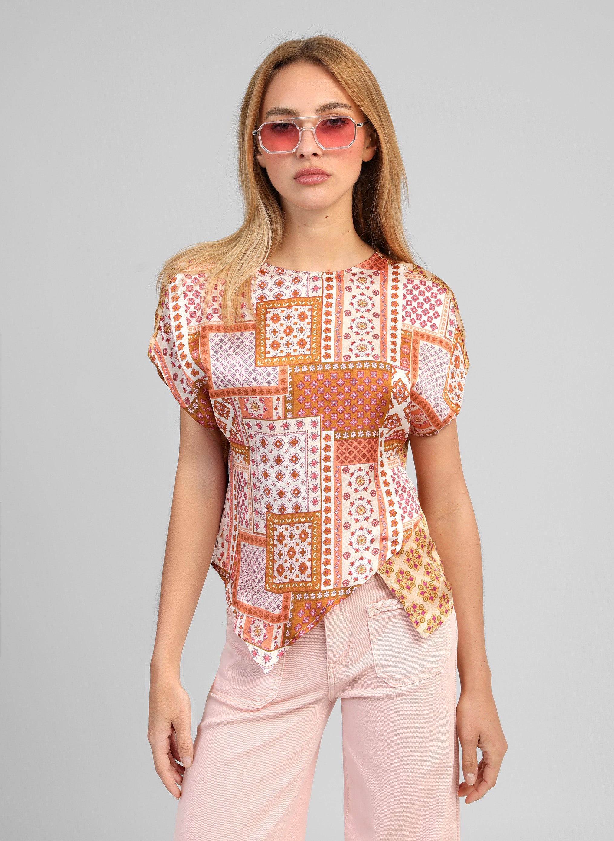TOP KLEOR patchila ocre