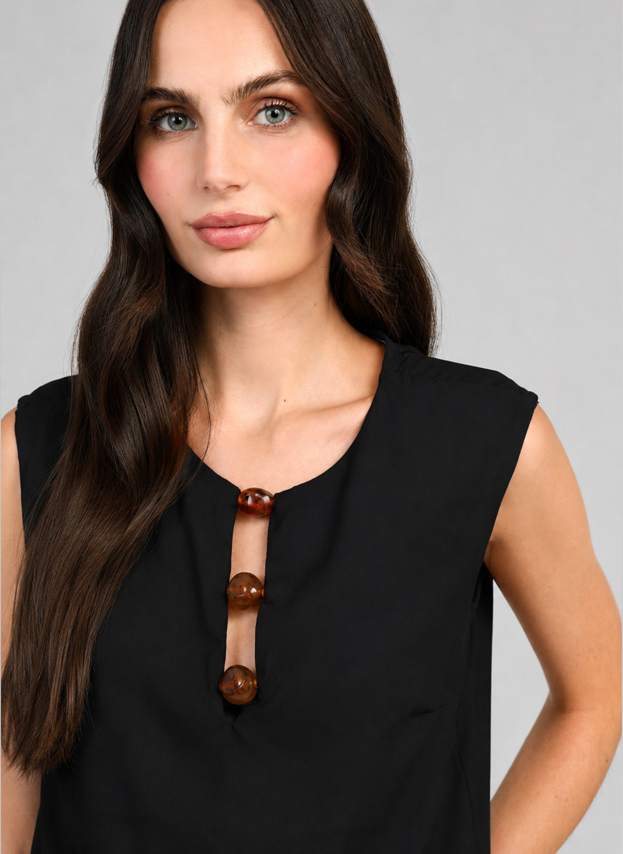 KOBA Black Tank Top