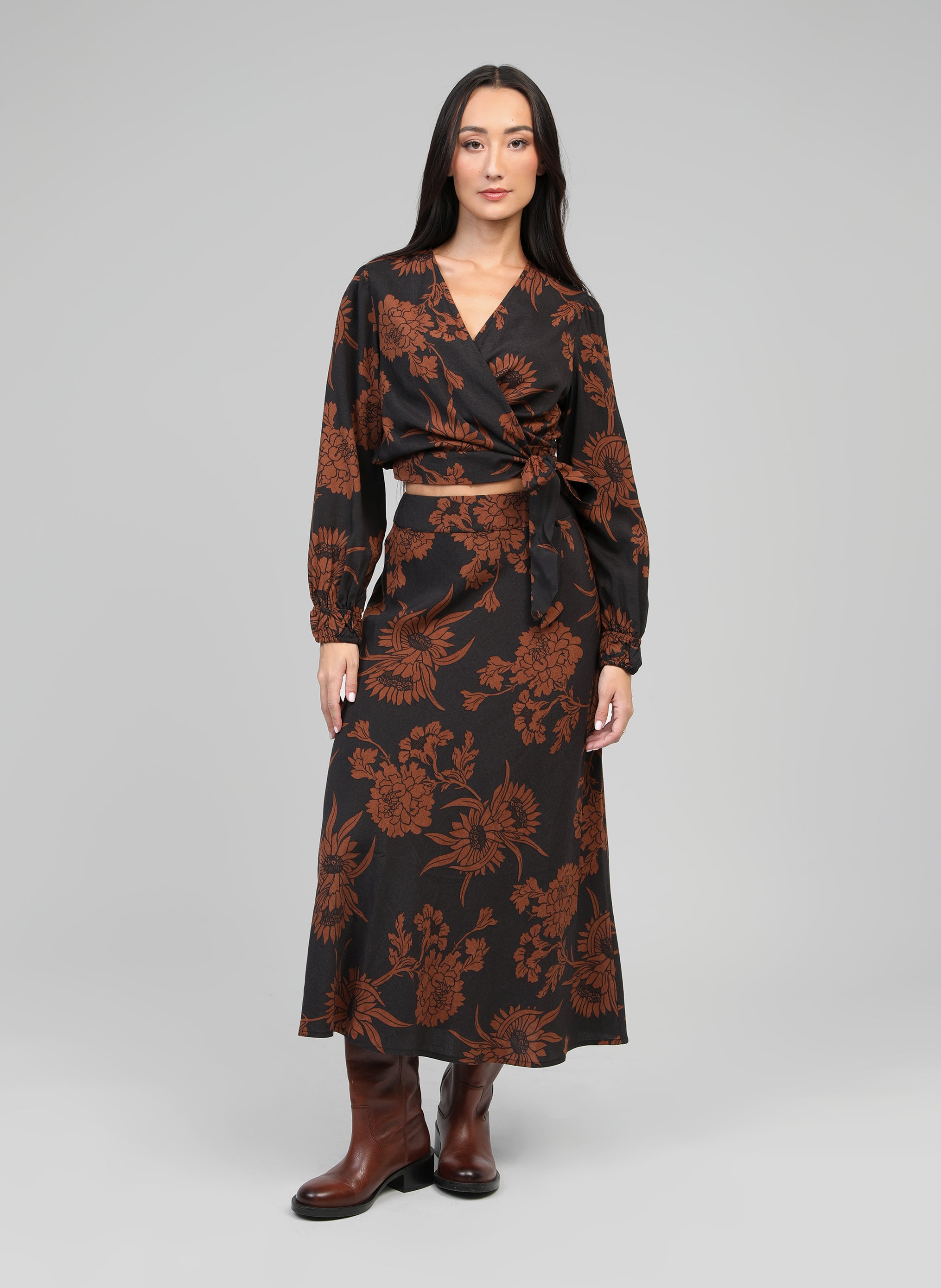 JUPE COURTE GANIA floflo caramel
