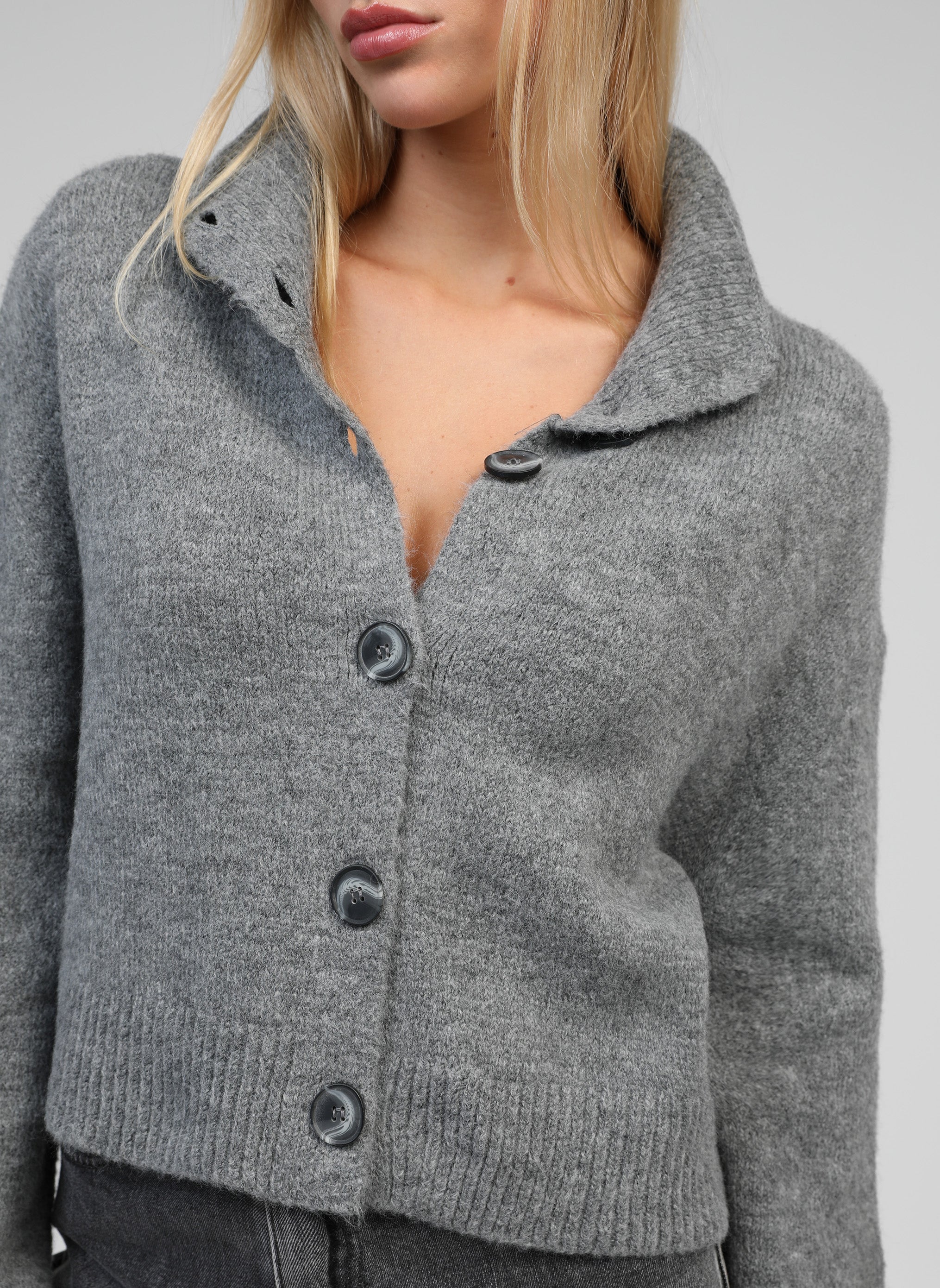 GILET LAKEYLA gris chiné
