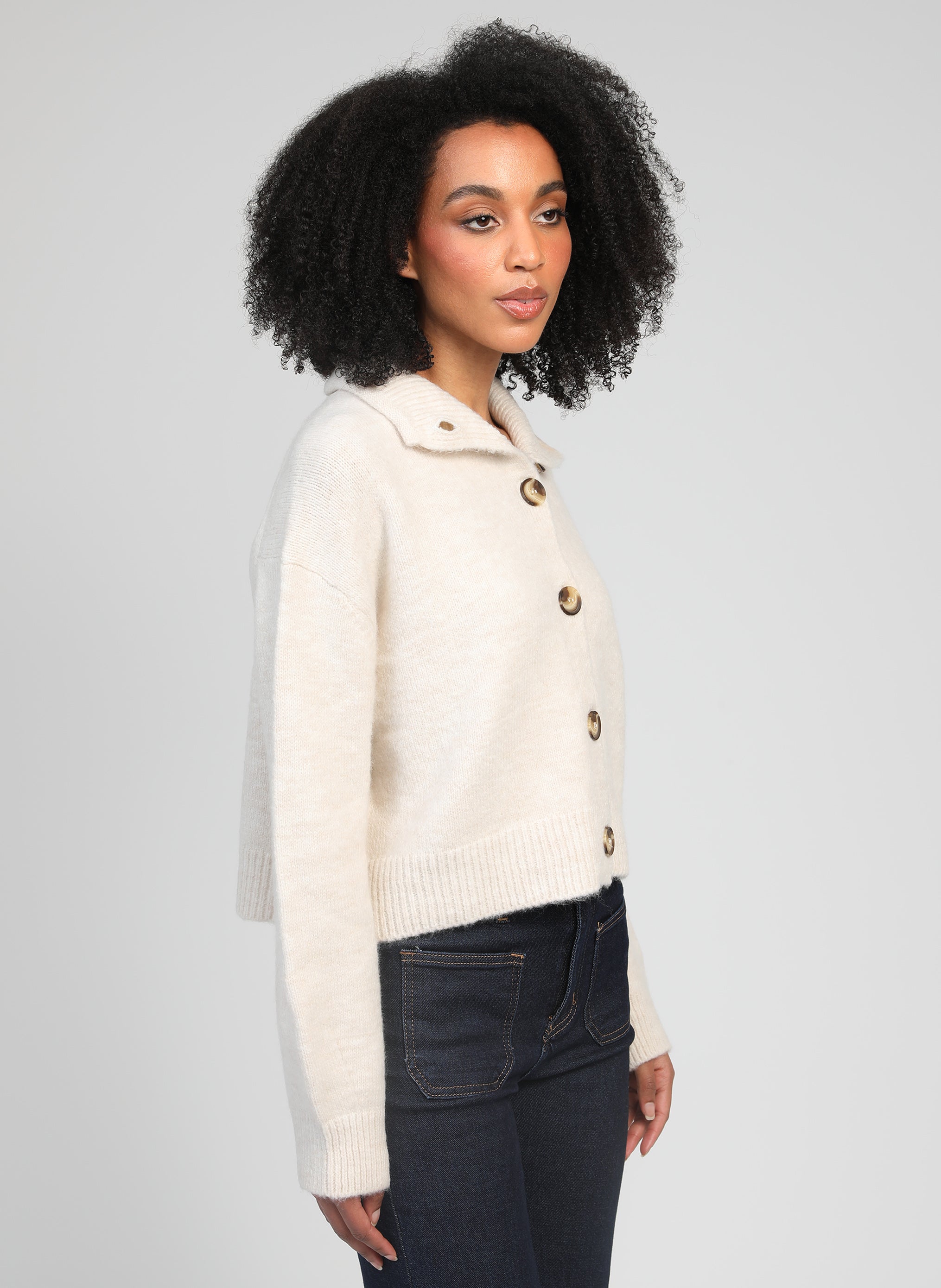 GILET LAKEYLA ecru