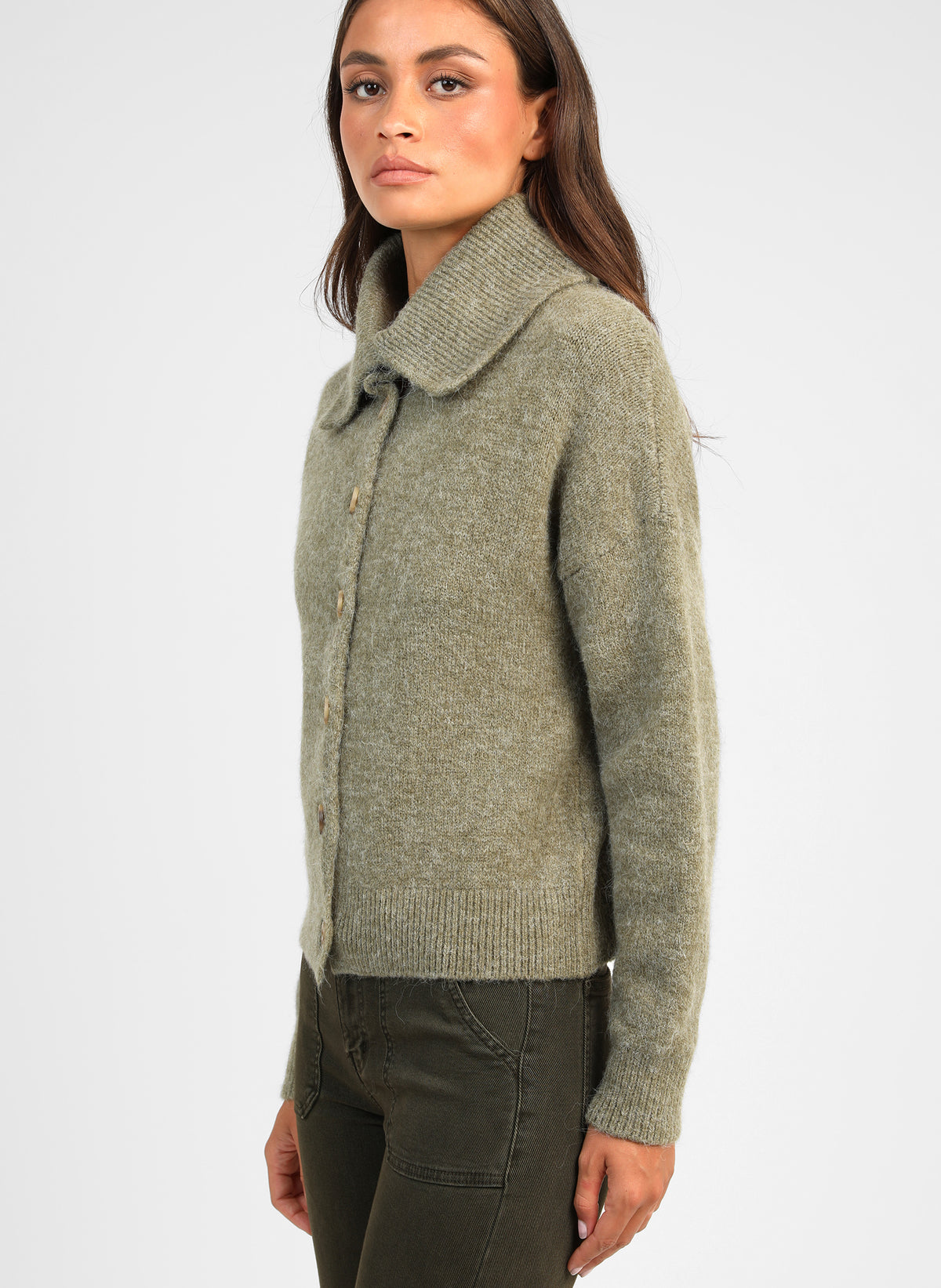 GILET LANTONY matcha