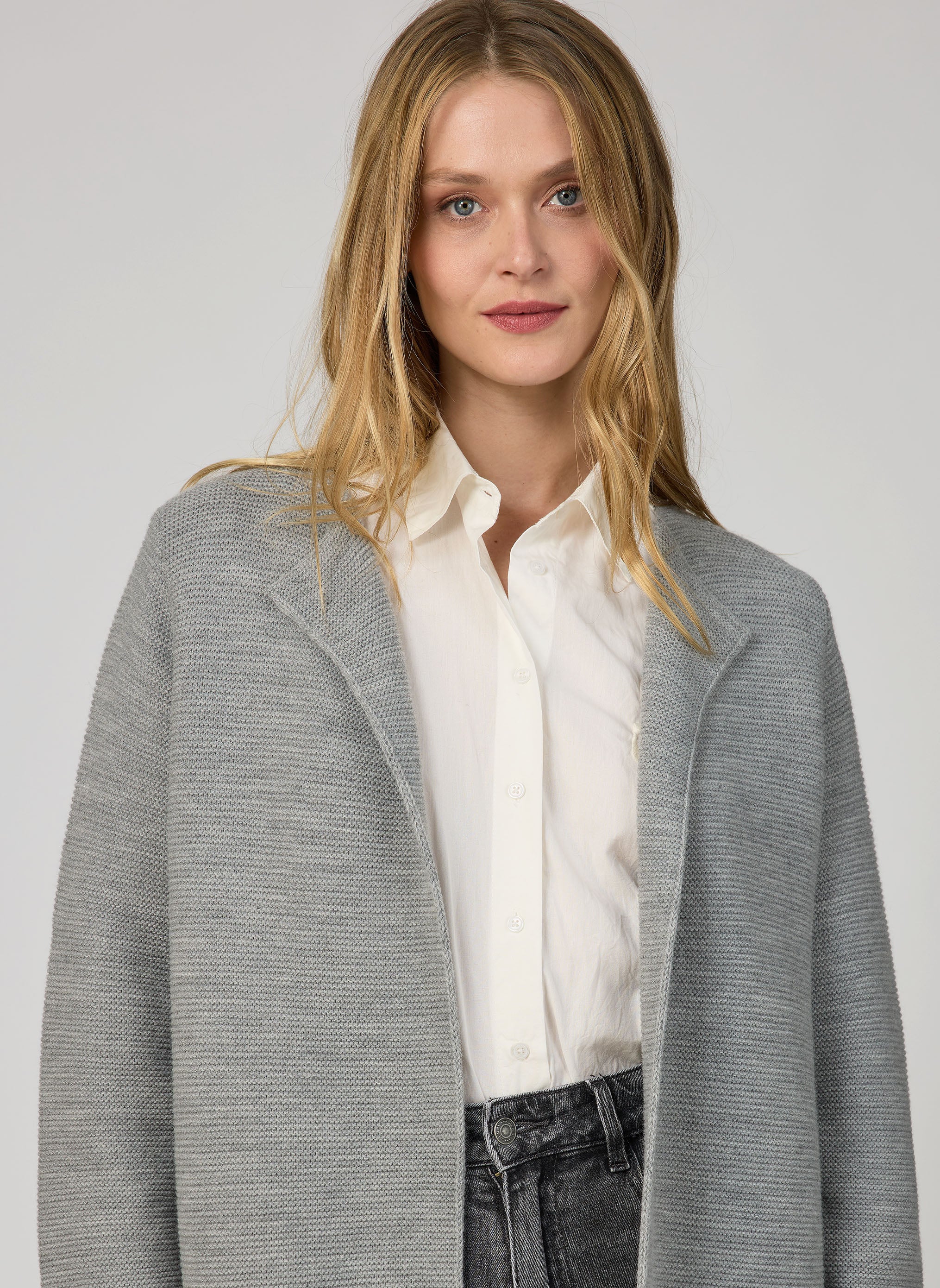 CARDIGAN LASHOPSIAL gris
