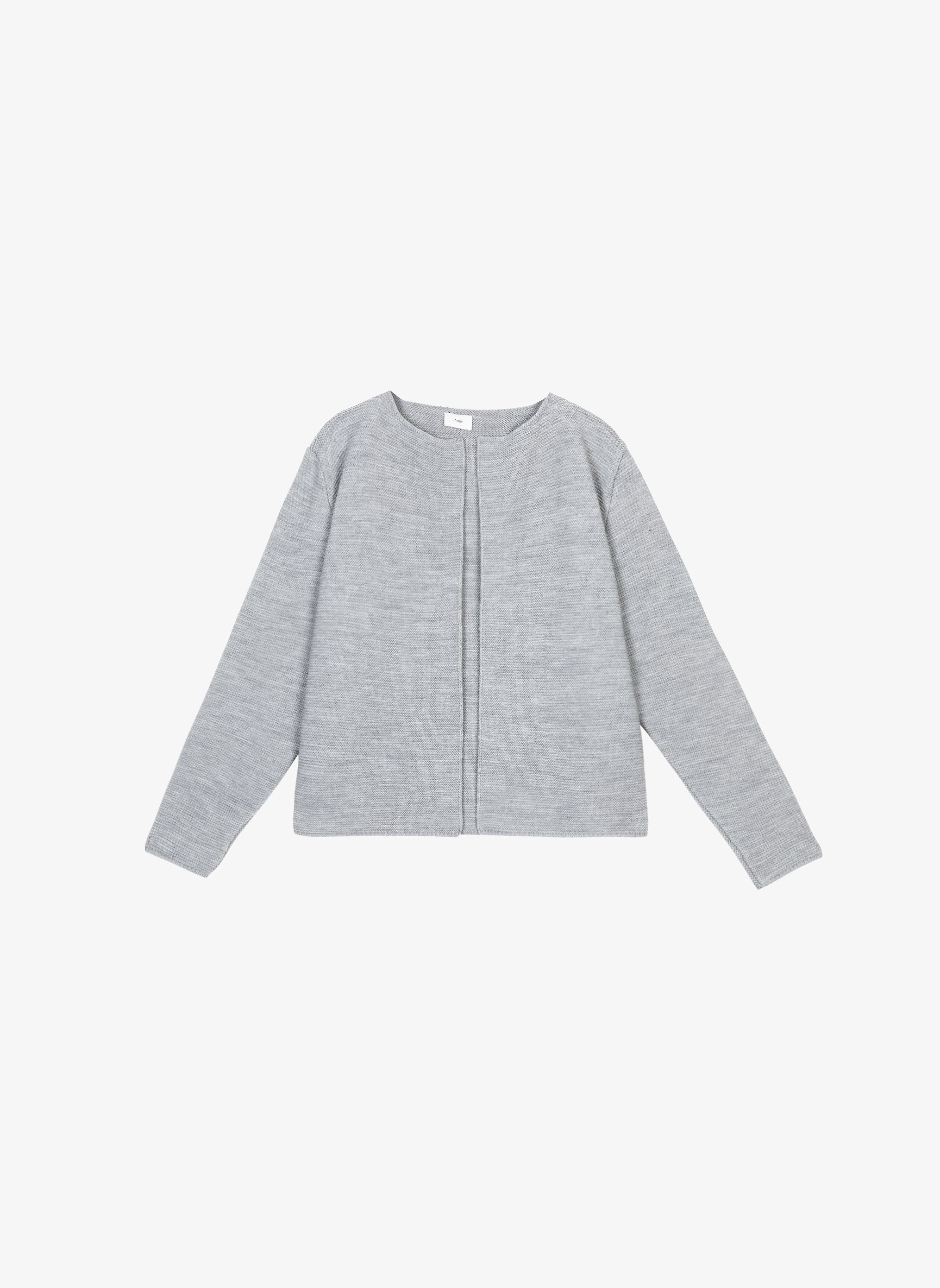 CARDIGAN LASHOPSI COURT gris