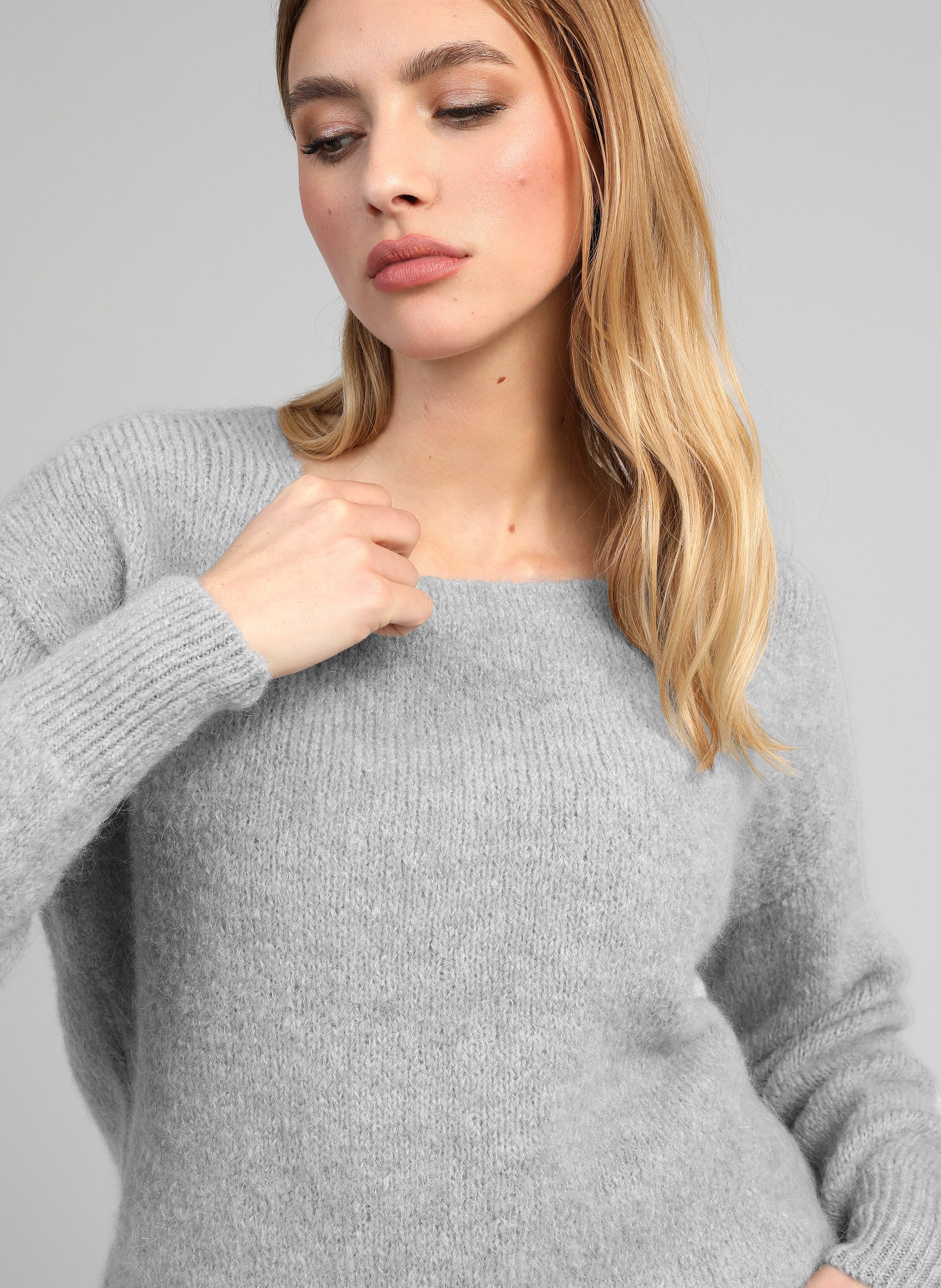 LEBOUM Sweater, Light Gray