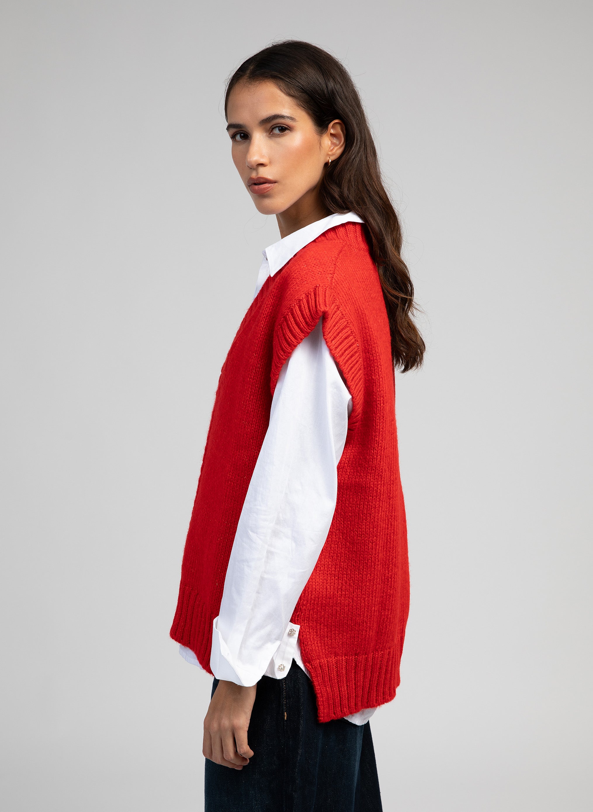 PULL LECALIPSO rouge
