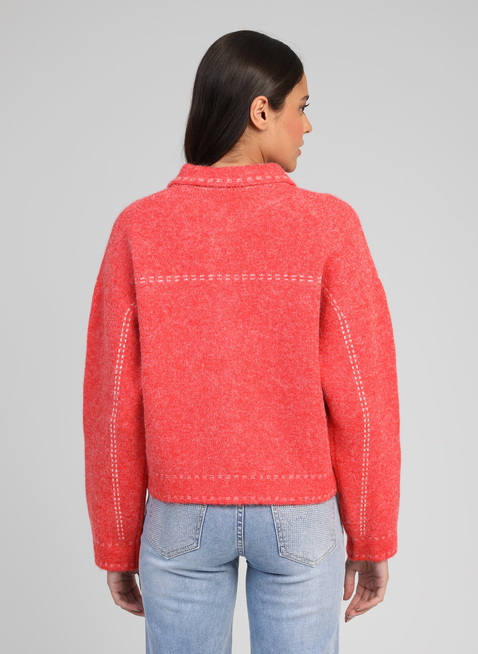 GILET LECODY coquelicot