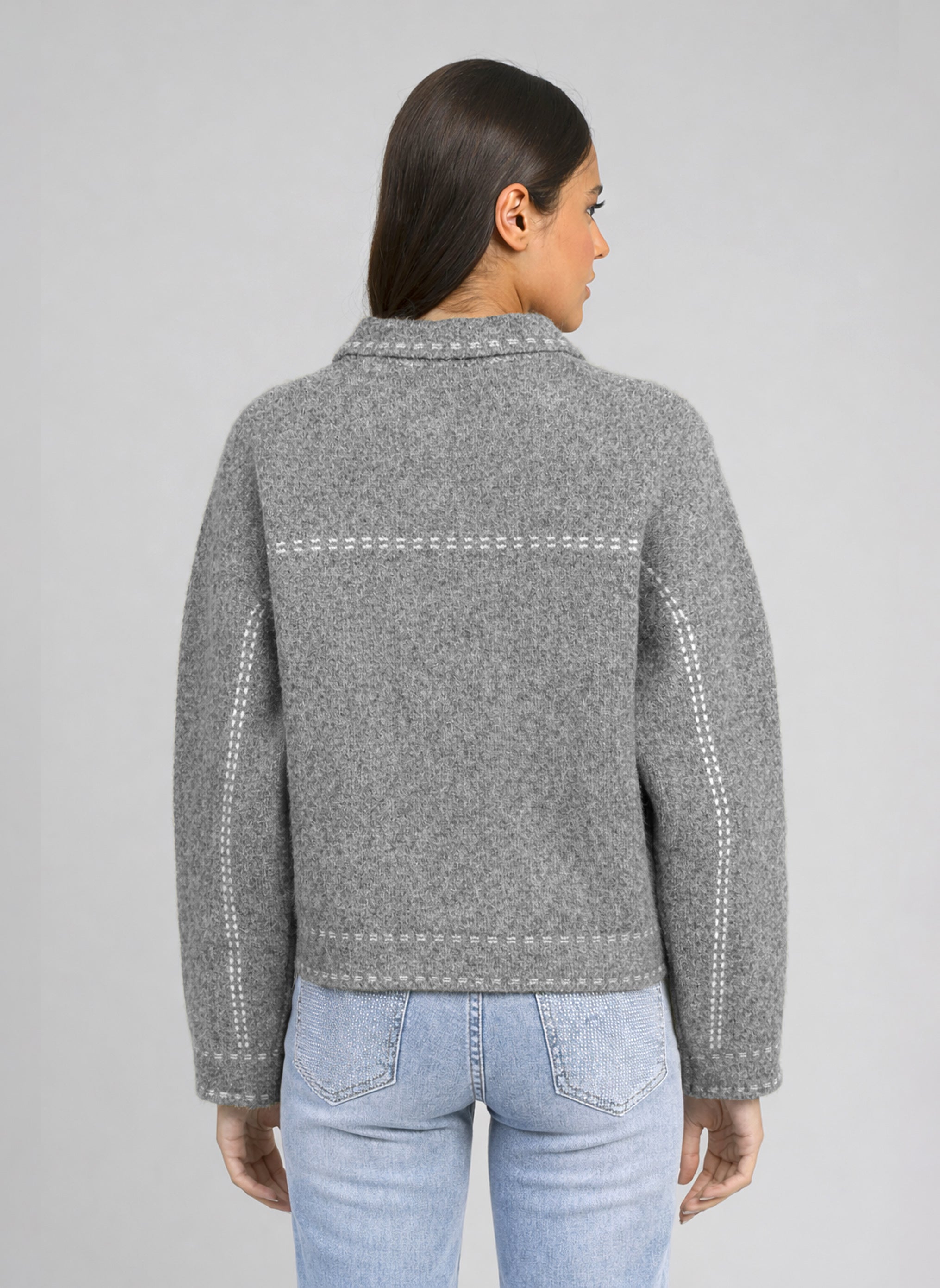 GILET LECODY gris chiné