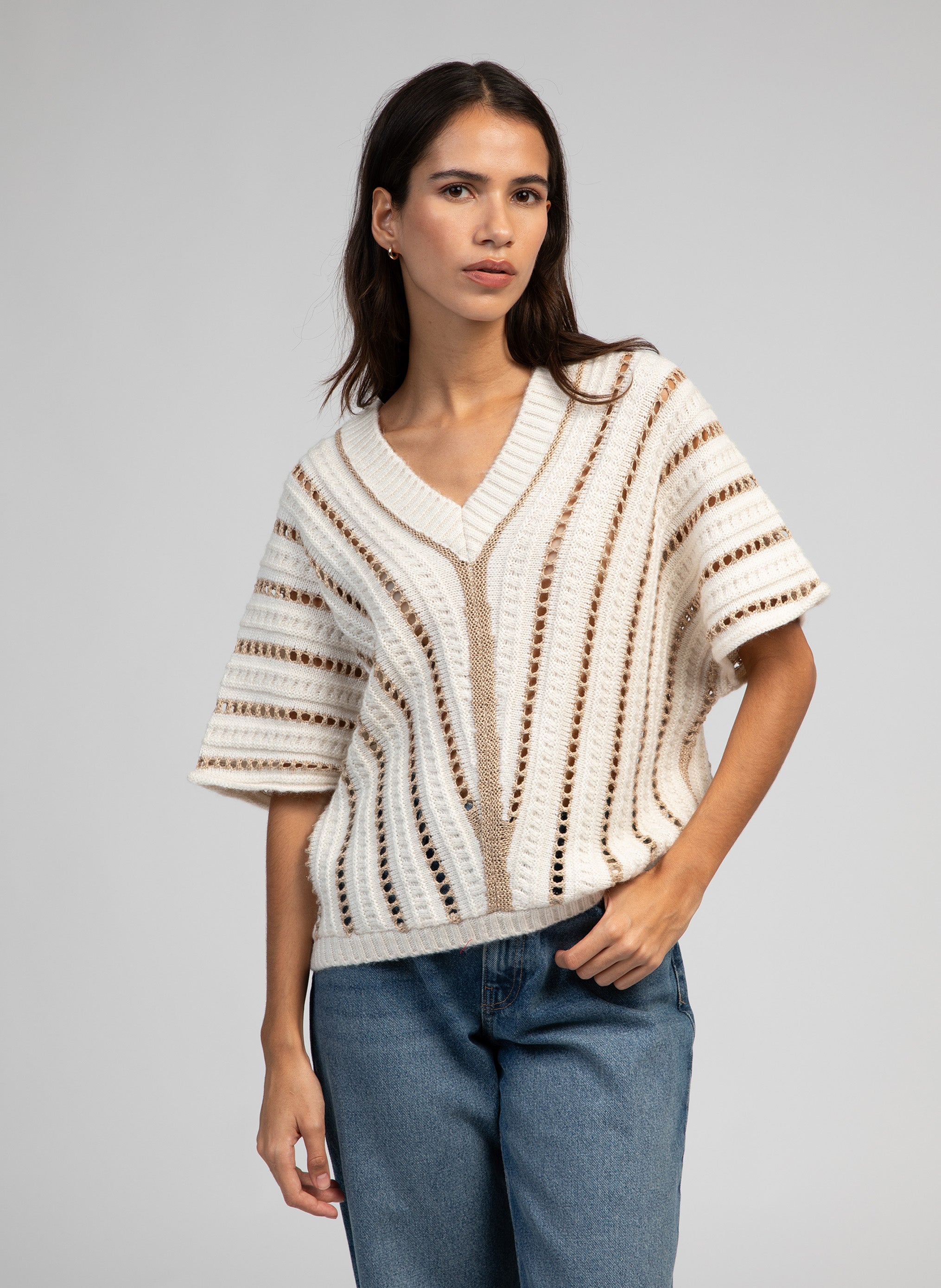 PULL LEETCHI ecru