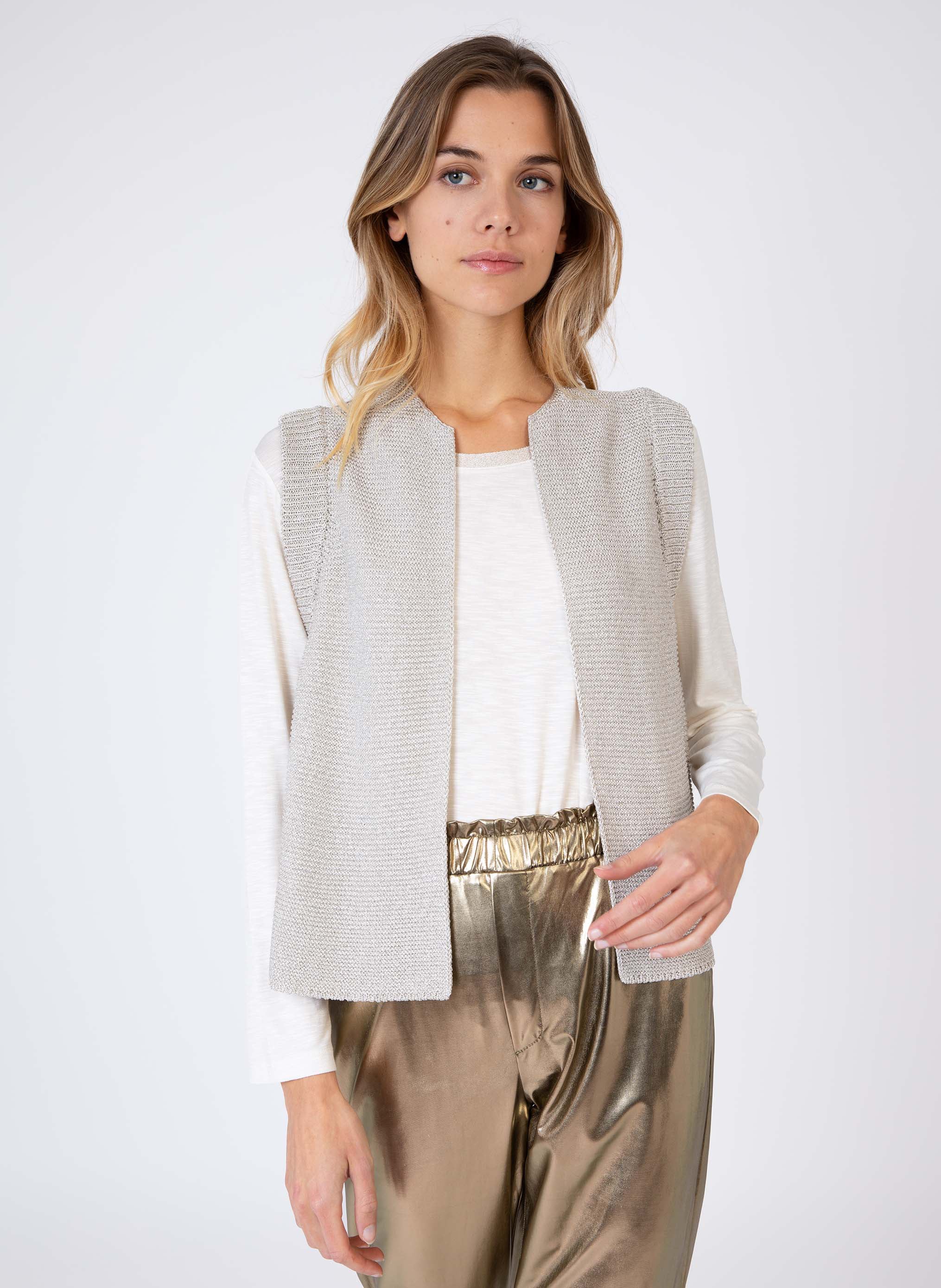 CARDIGAN LEGAYA or blanc