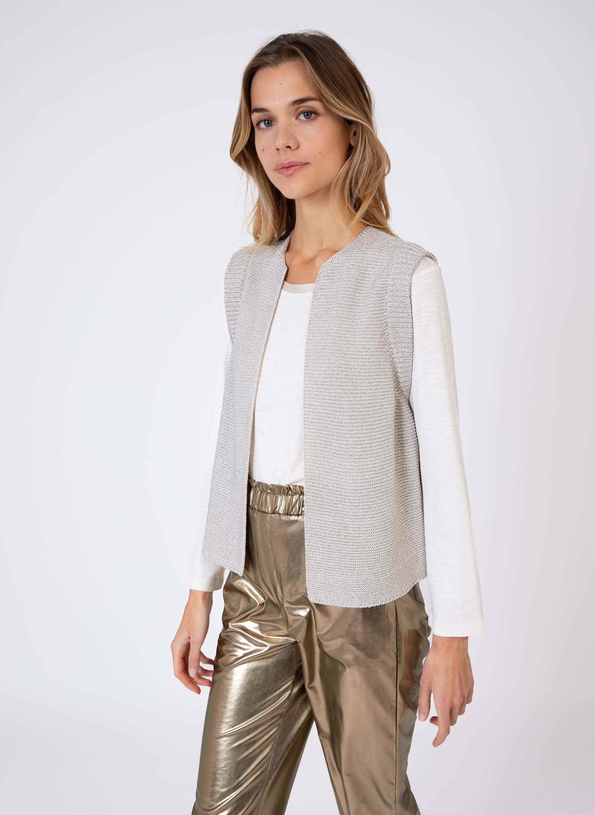 CARDIGAN LEGAYA or blanc
