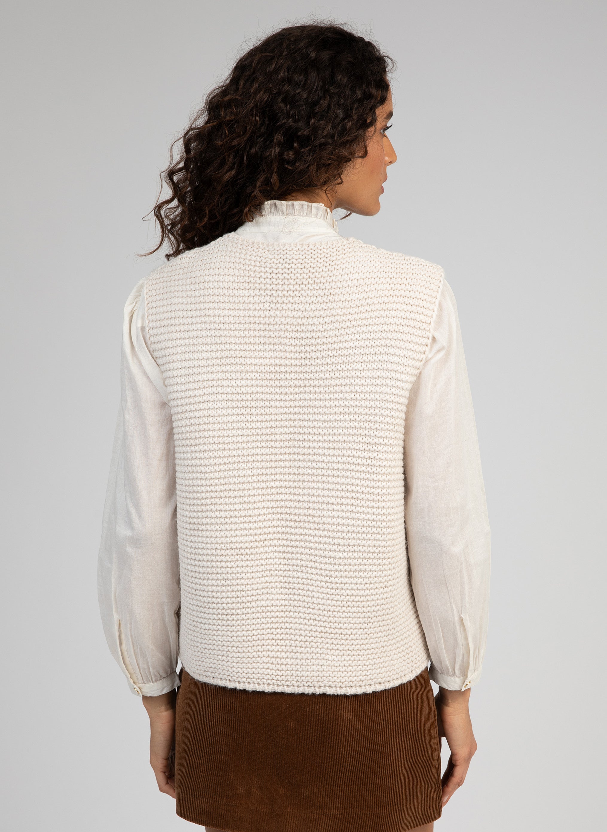 CARDIGAN LEGRINGA ecru