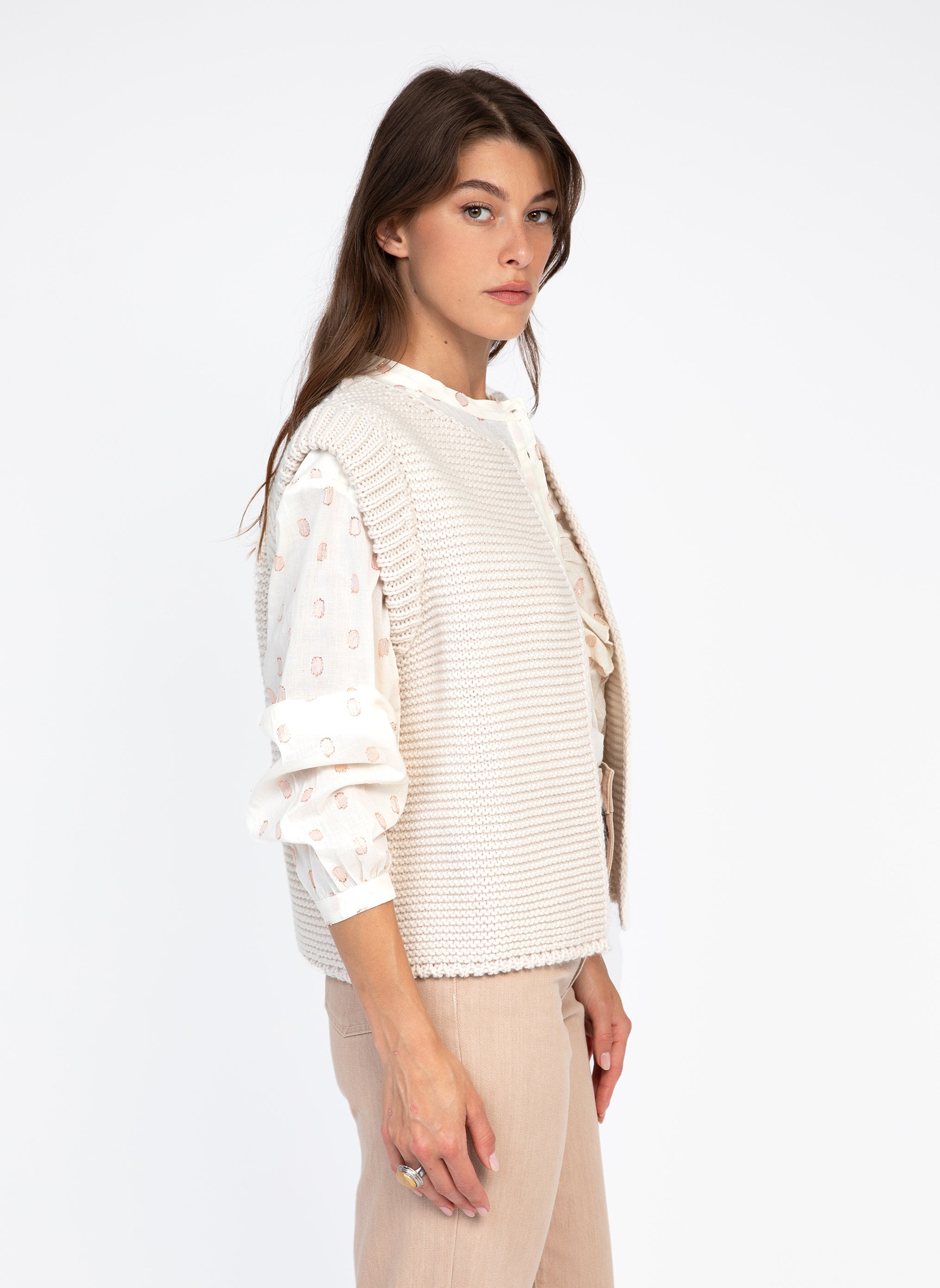 CARDIGAN LEGRINGOT ecru