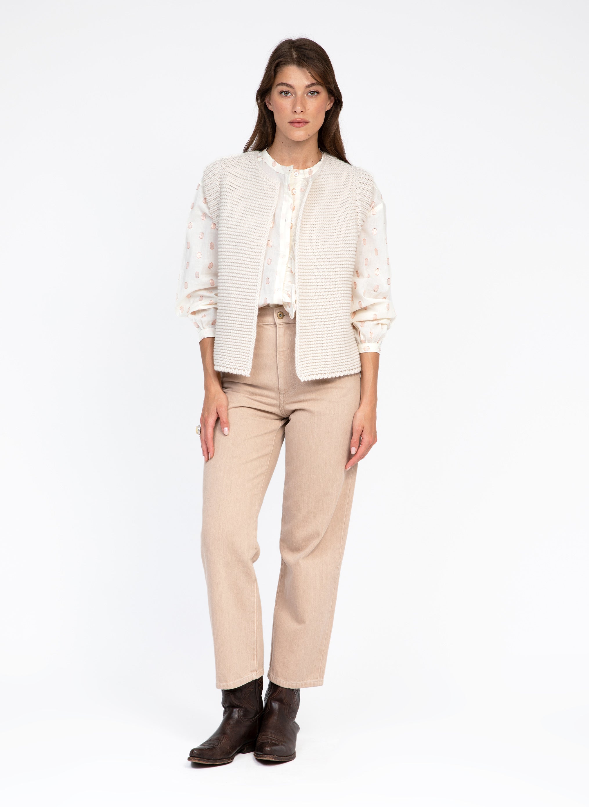 CARDIGAN LEGRINGOT ecru
