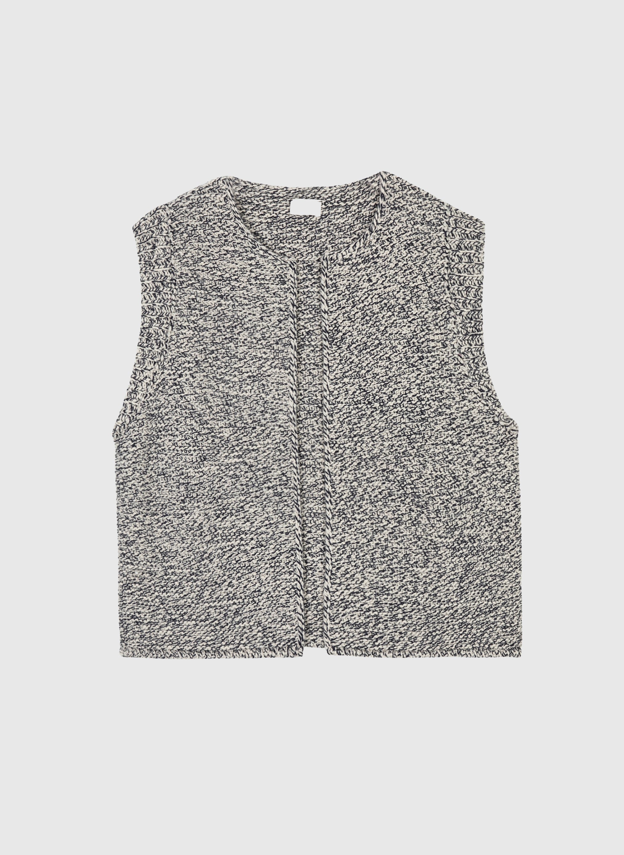 CARDIGAN SANS MANCHE LEGRINGOU CH marine