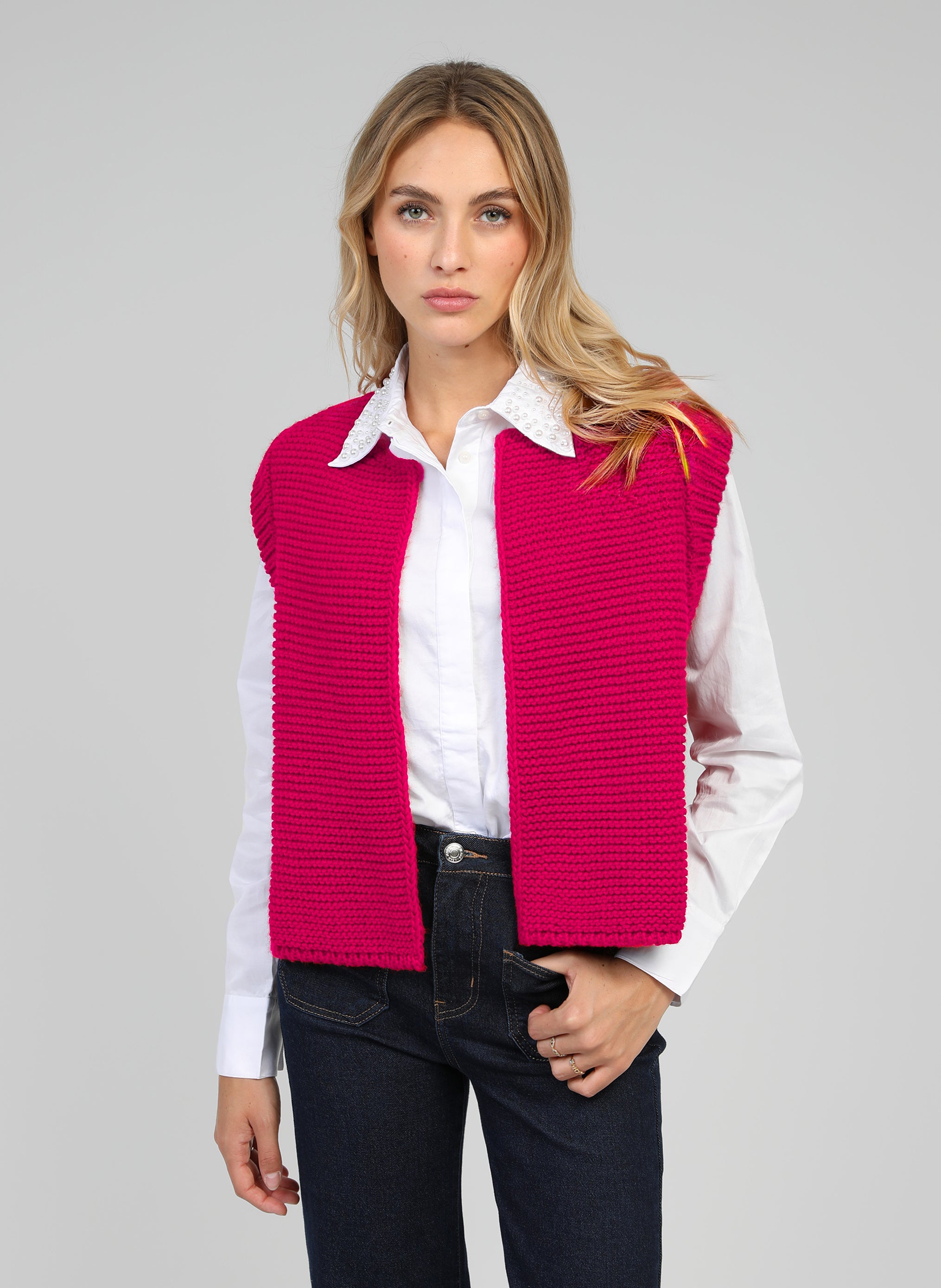 LEGRINGO VEST, fuchsia