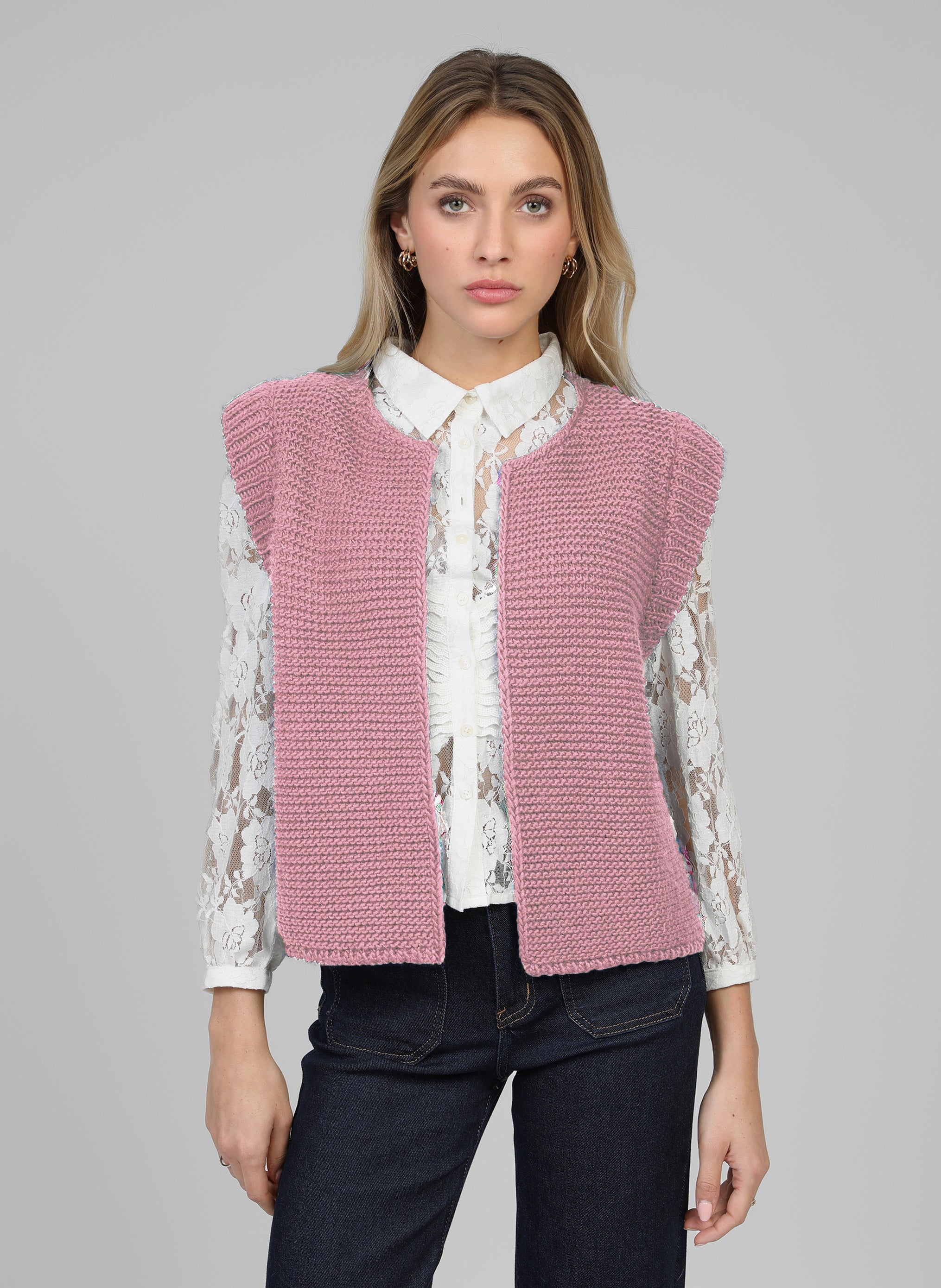 GILET LEGRINGO rose