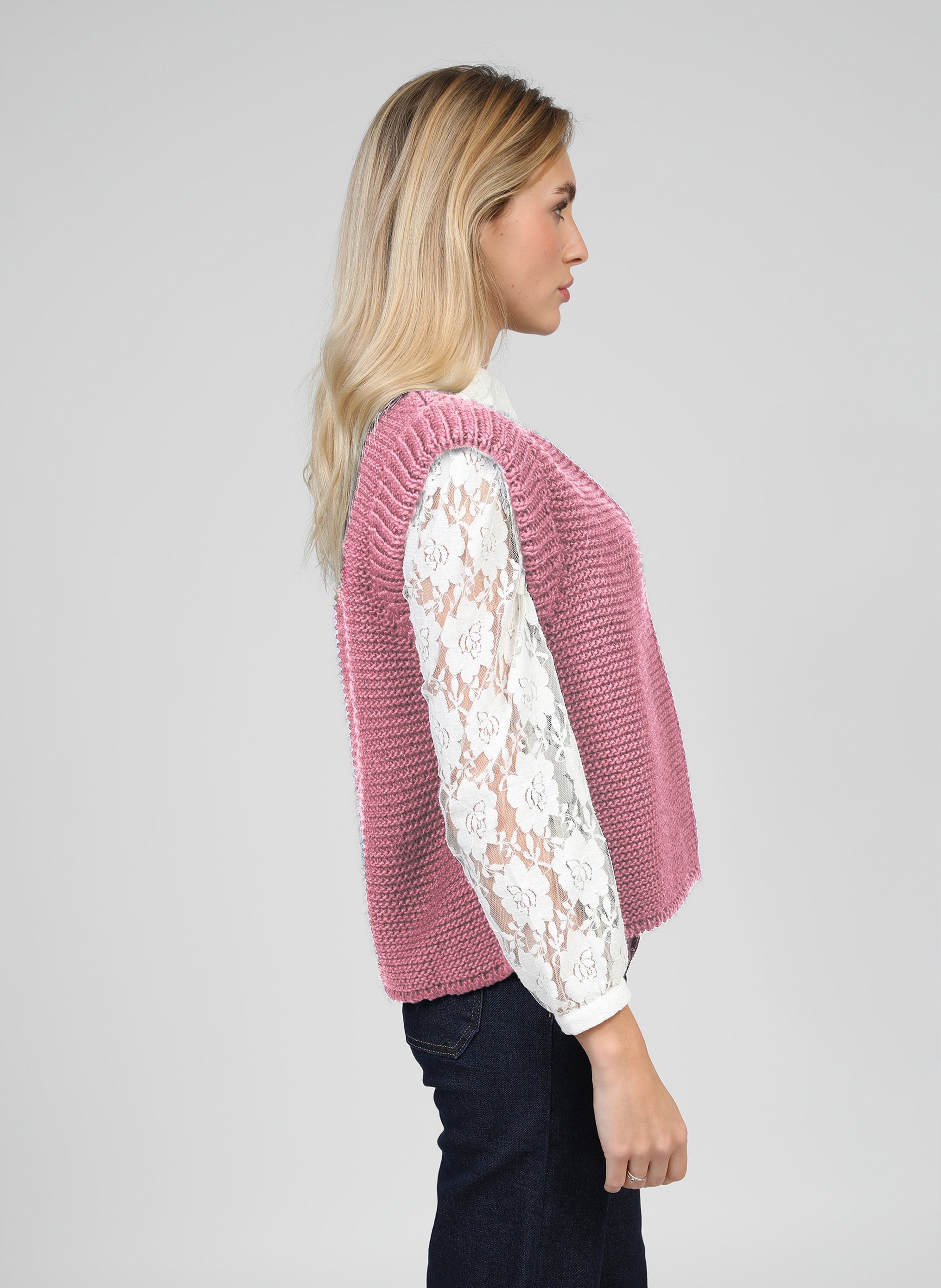 GILET LEGRINGO rose