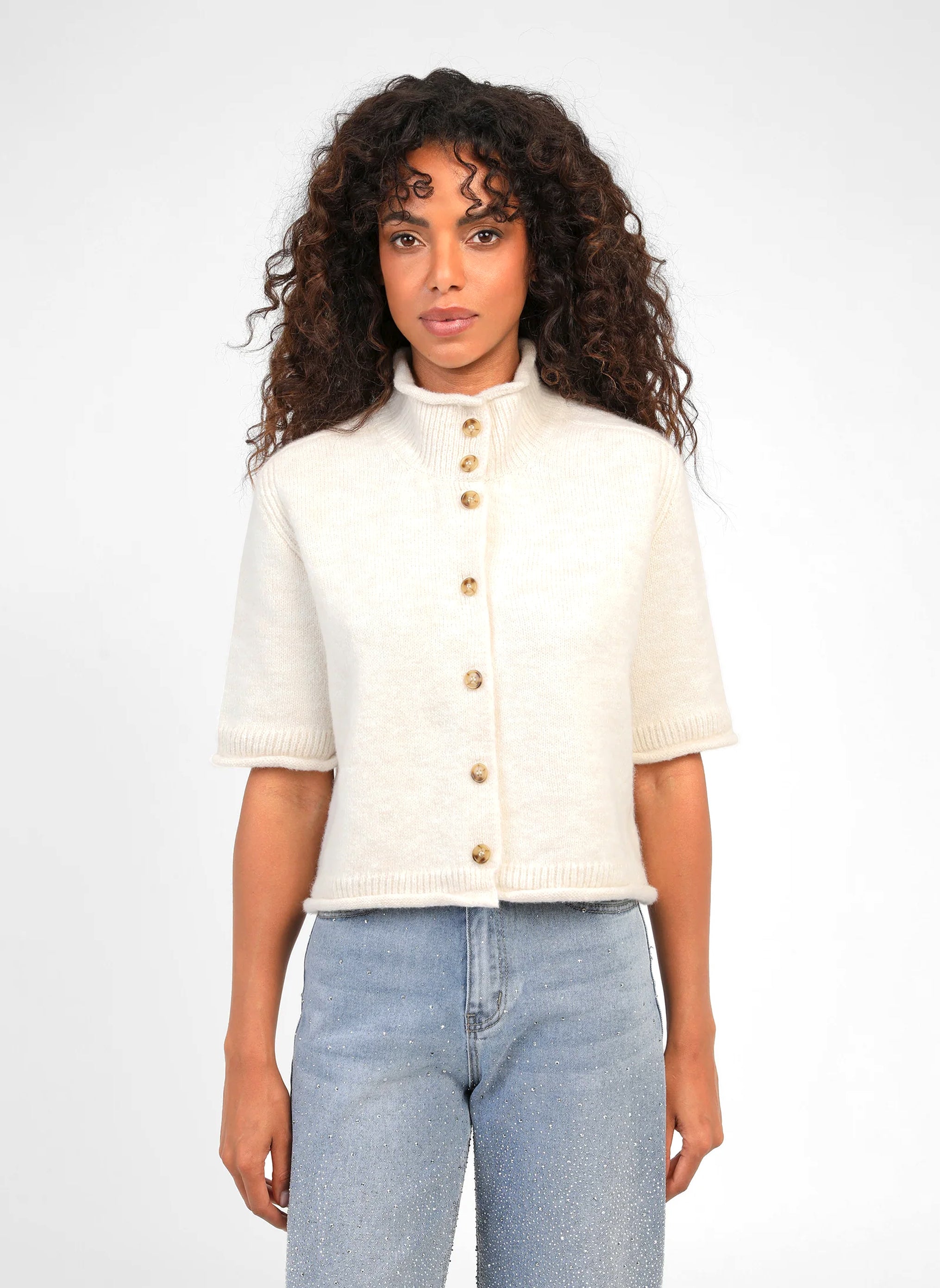GILET LELYA ecru