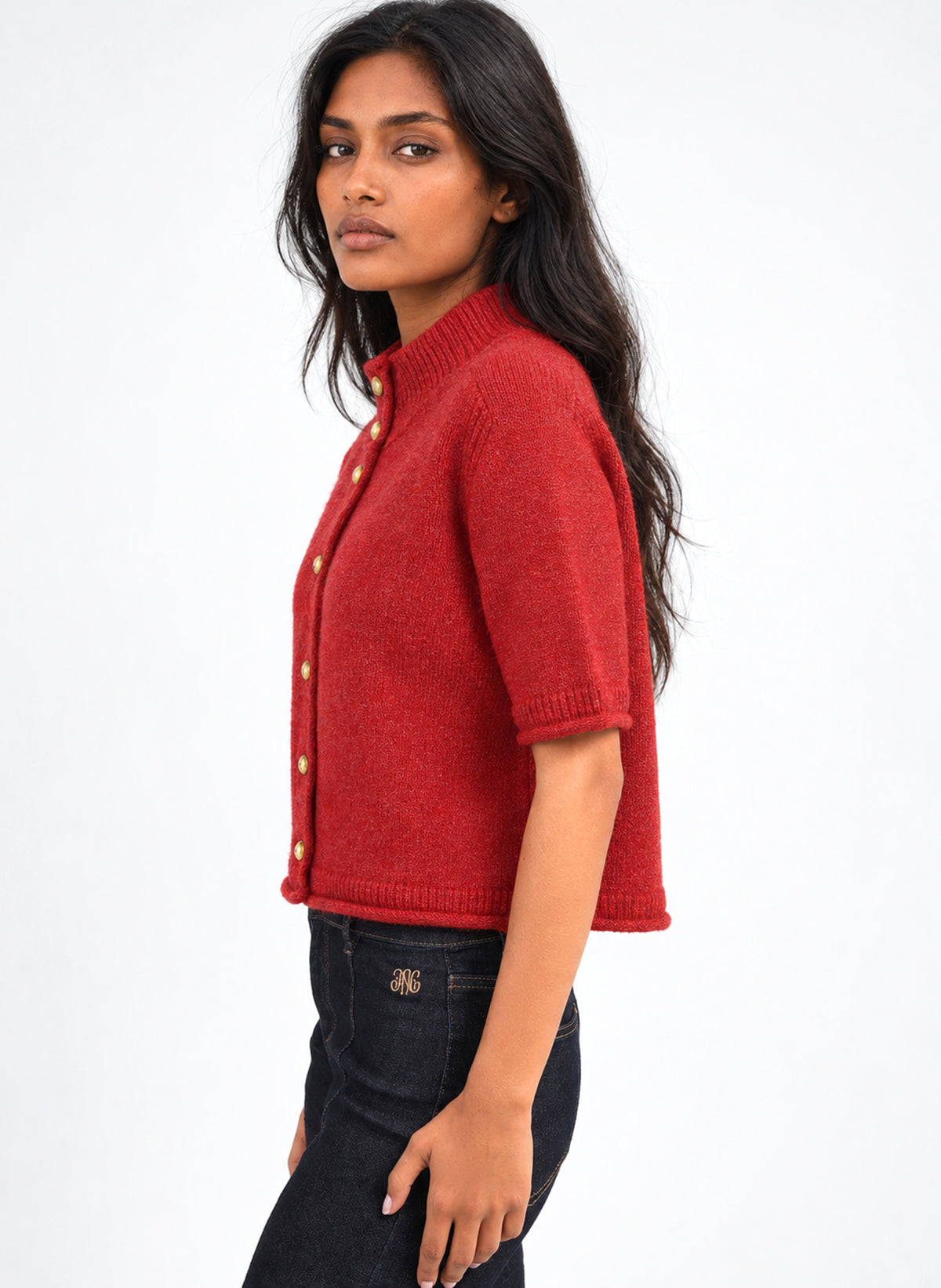 GILET LELYA rouge