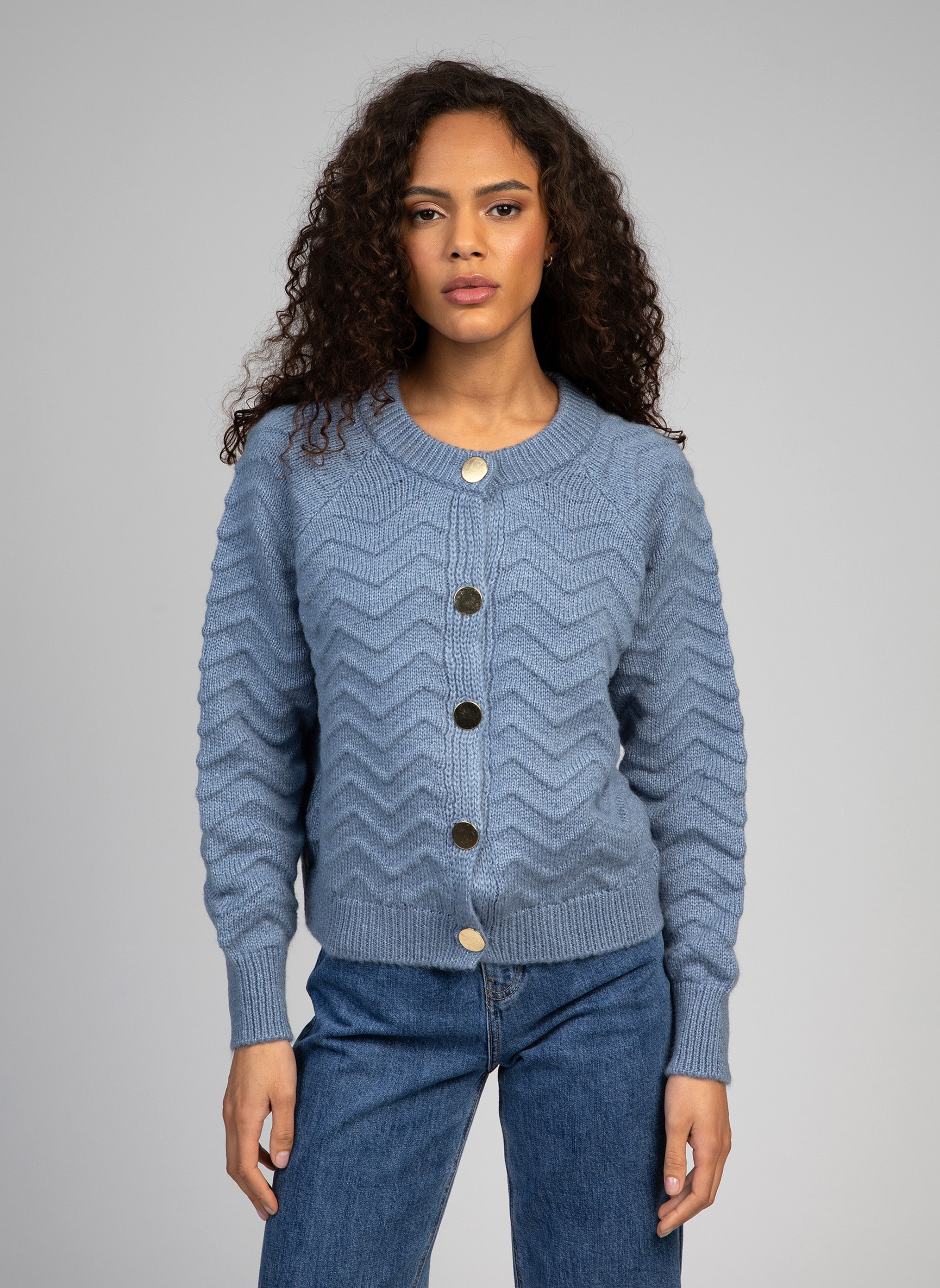 CARDIGAN LELYRA denim