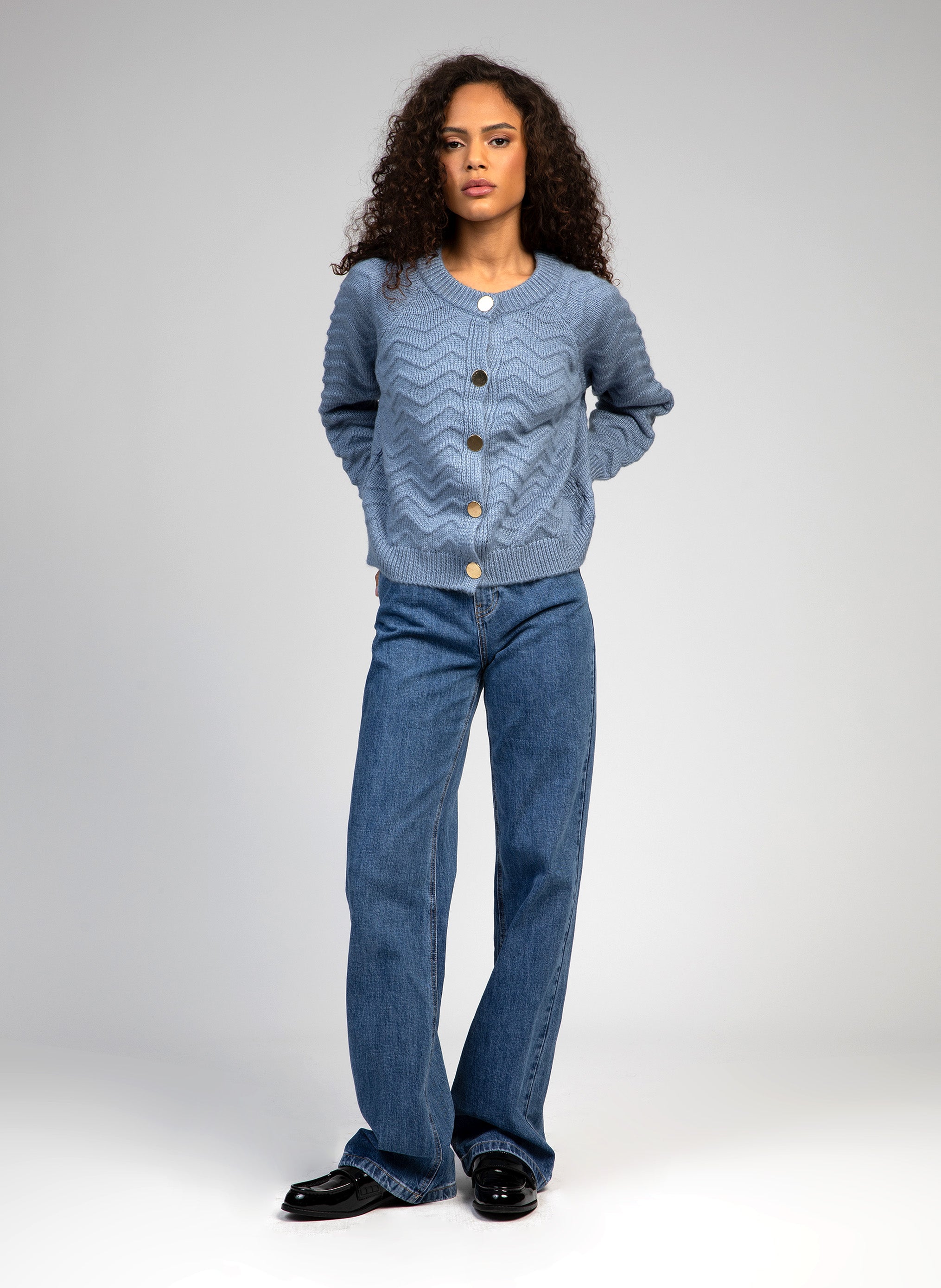 CARDIGAN LELYRA denim
