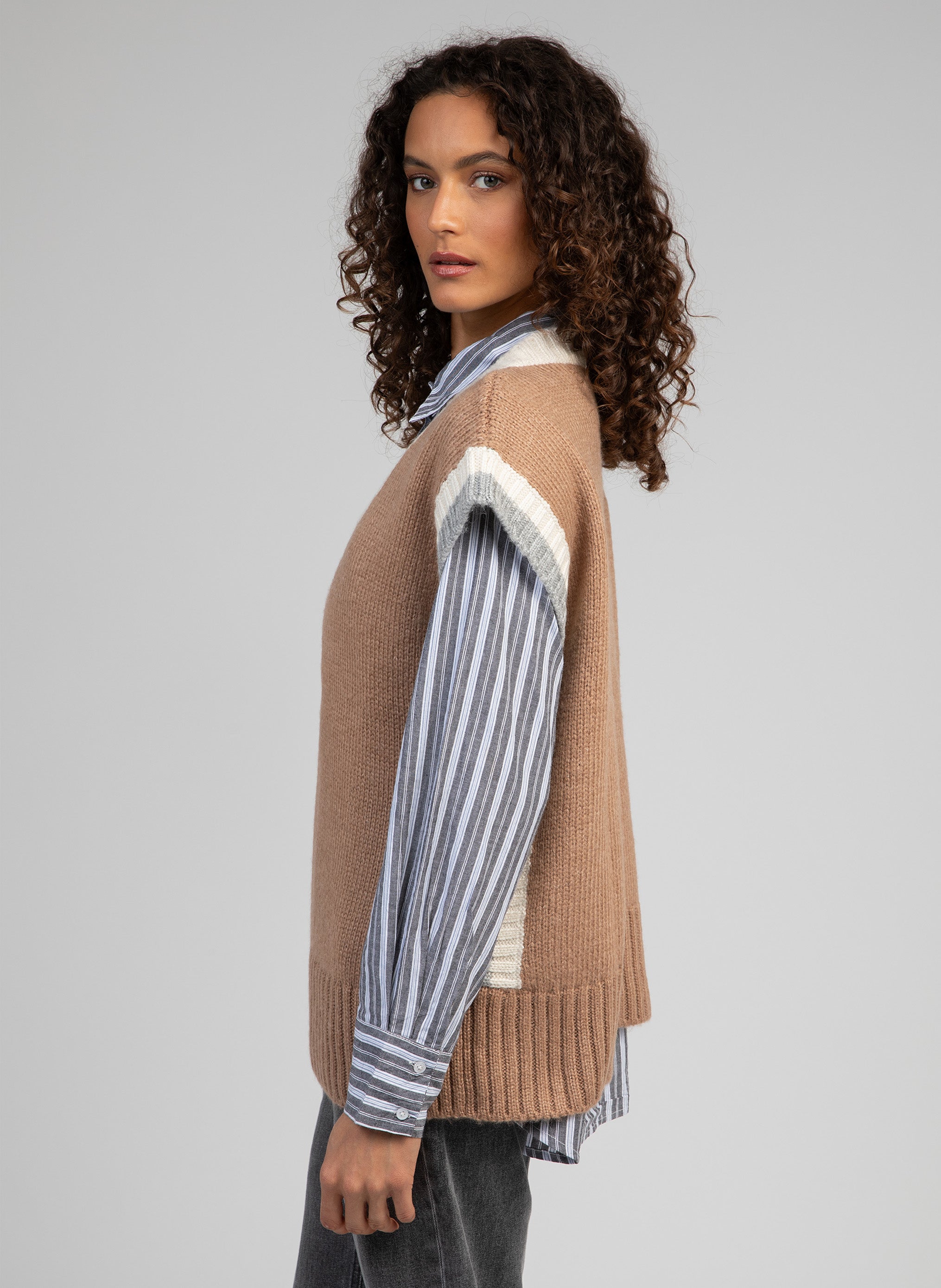 PULL LENYX noisette