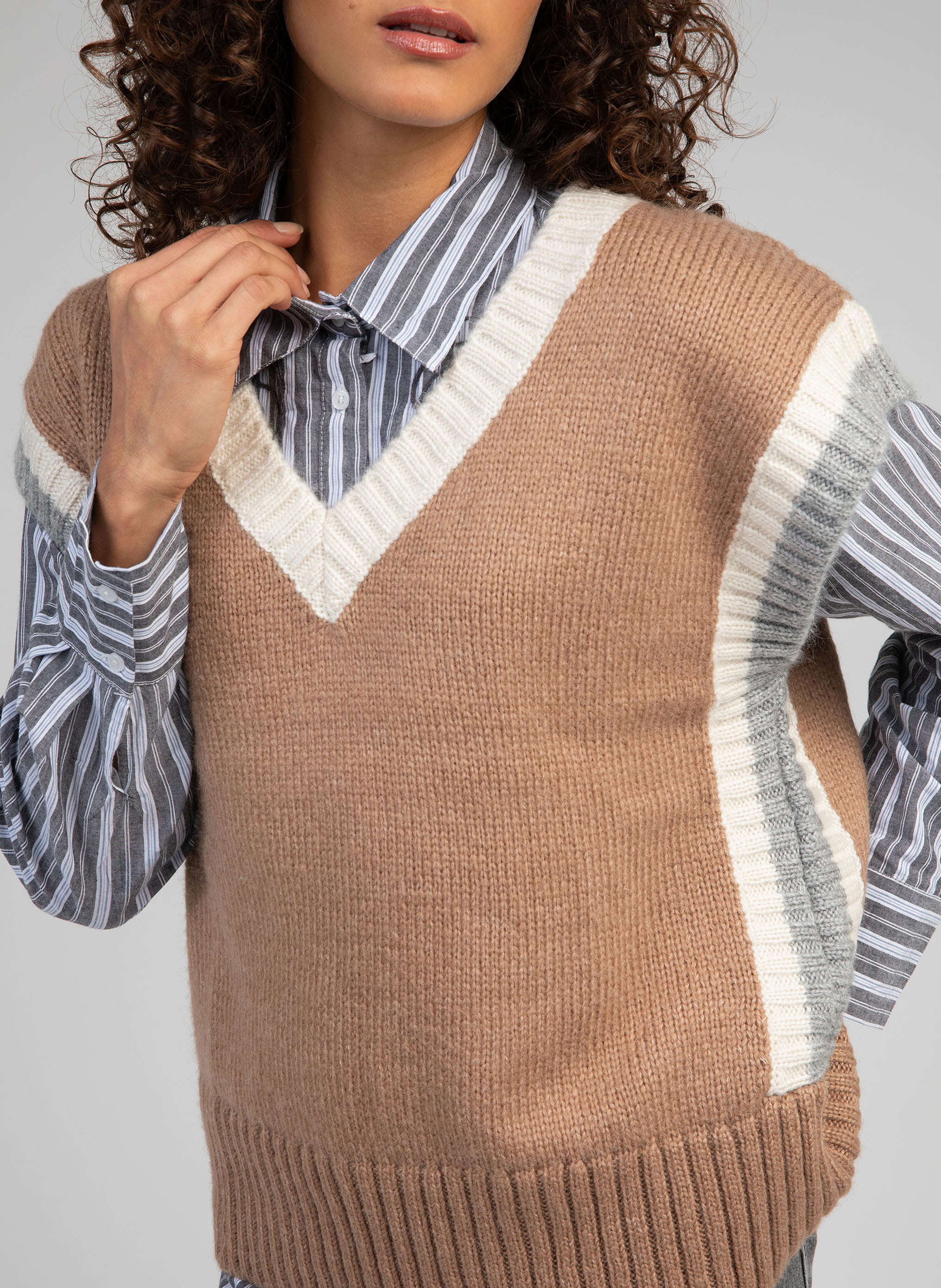 PULL LENYX noisette