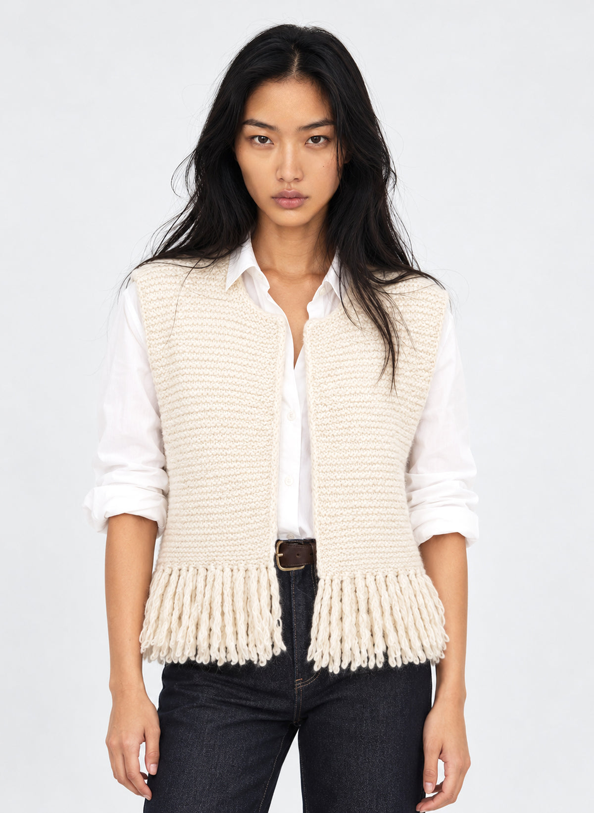 GILET LESHERPA ecru