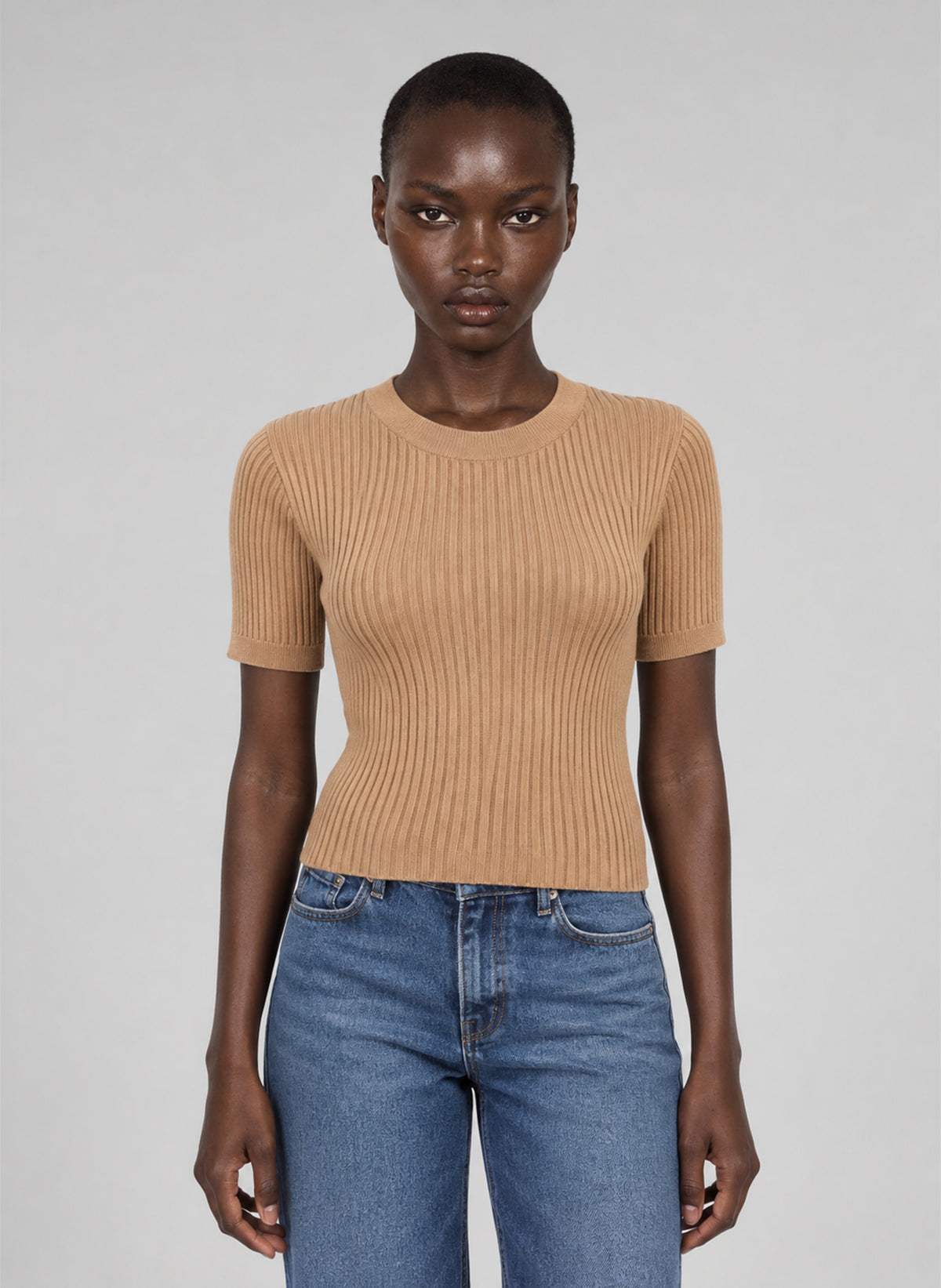 LESIENNA Beige Sweater