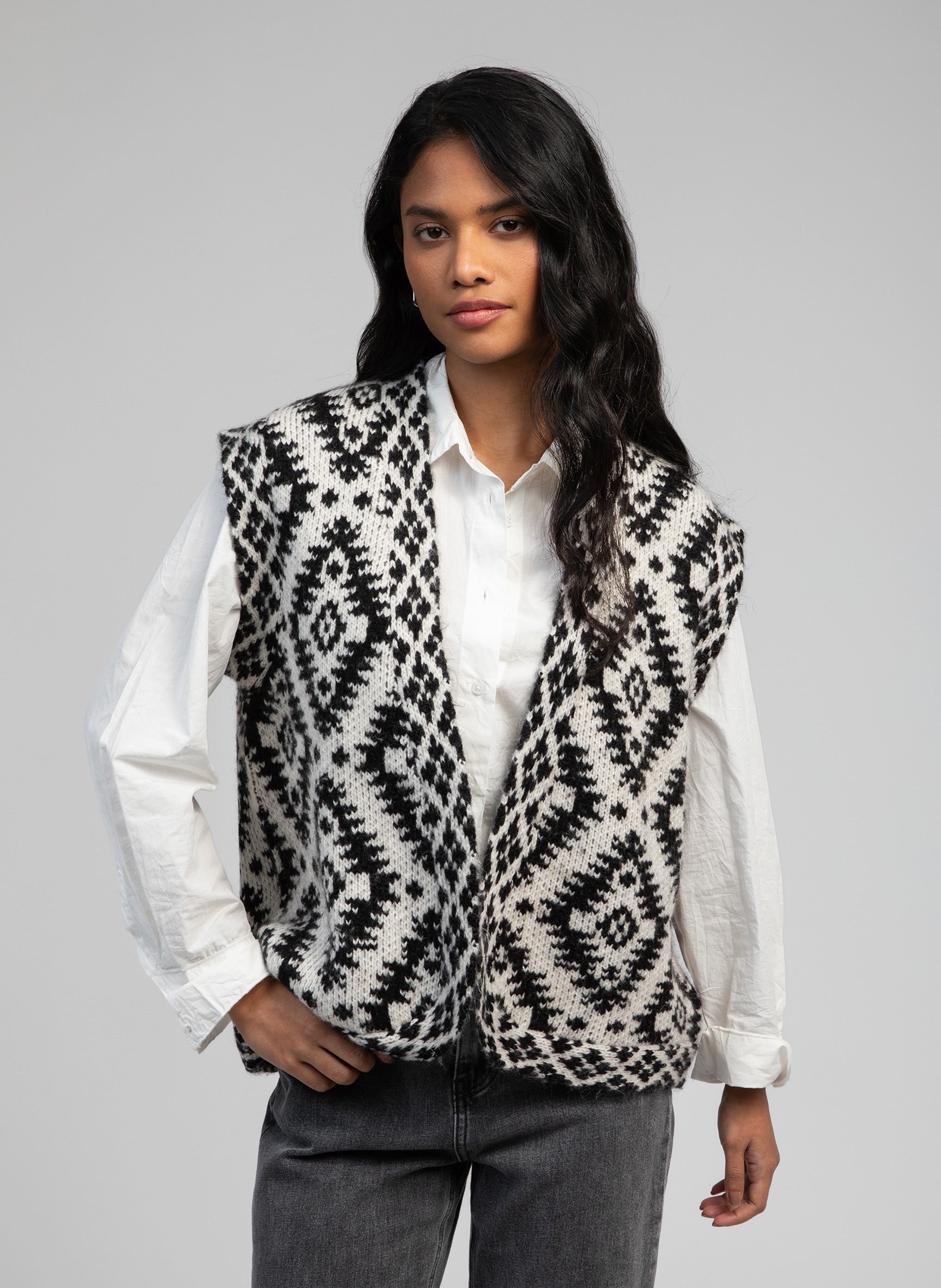 CARDIGAN LETHNIK noir