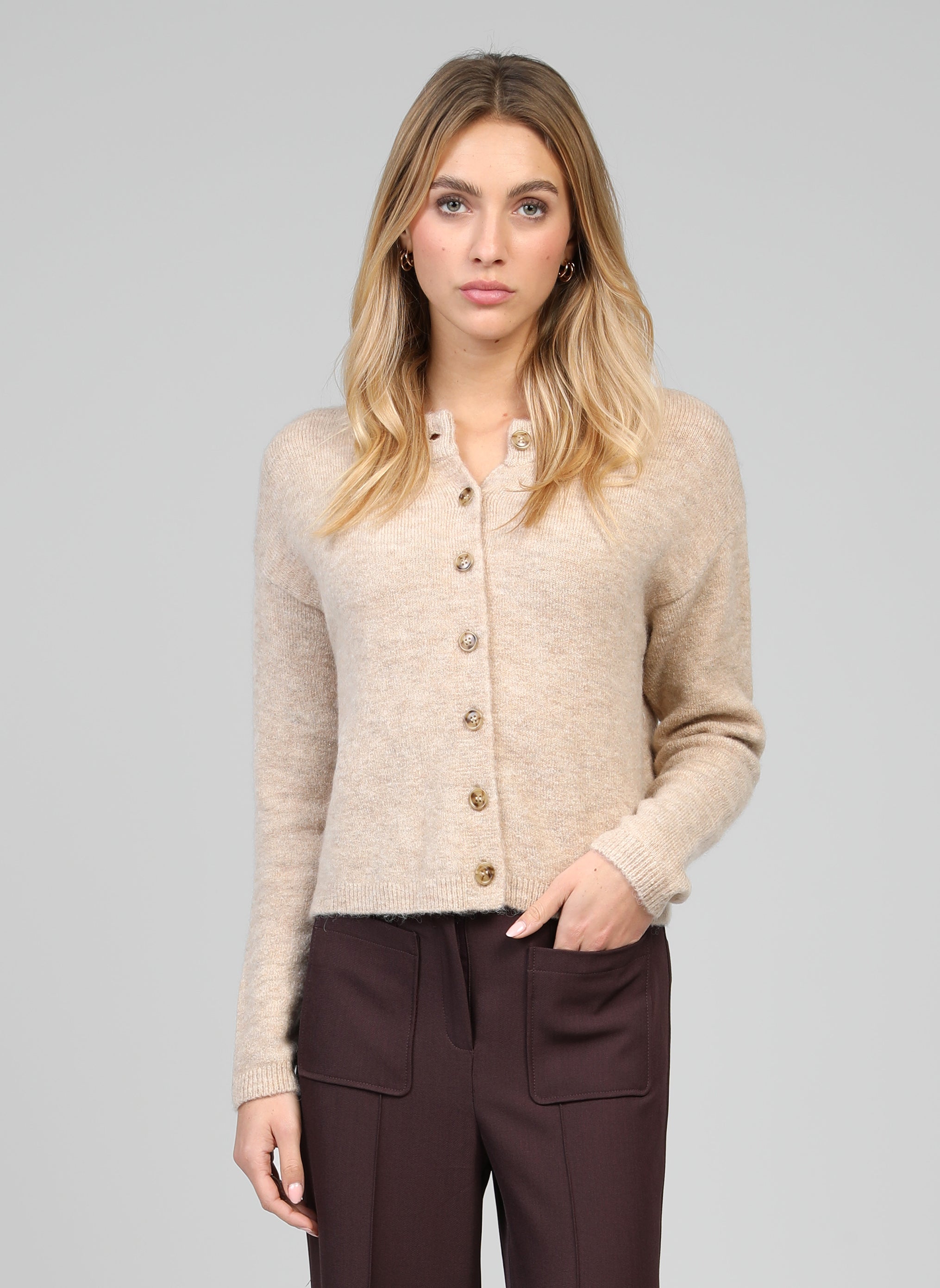 GILET LETIANA beige