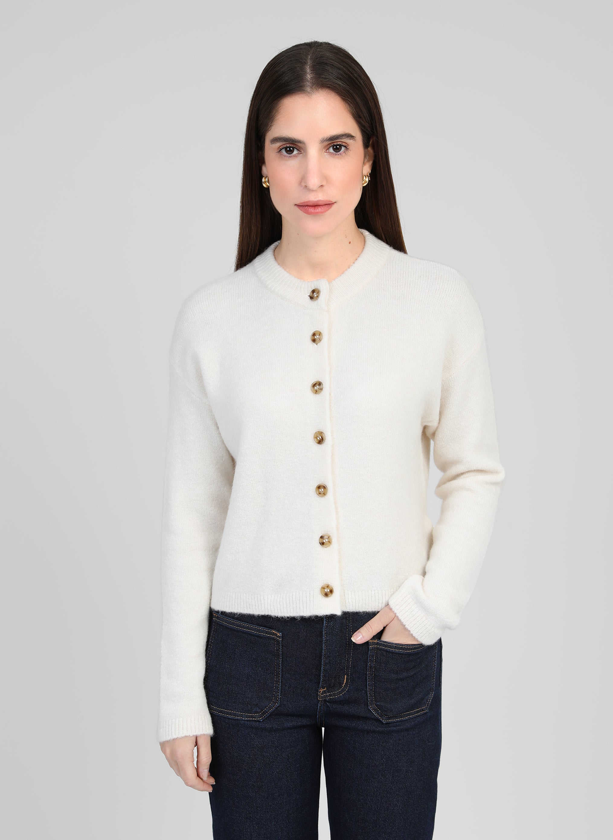 GILET LETIANA ecru