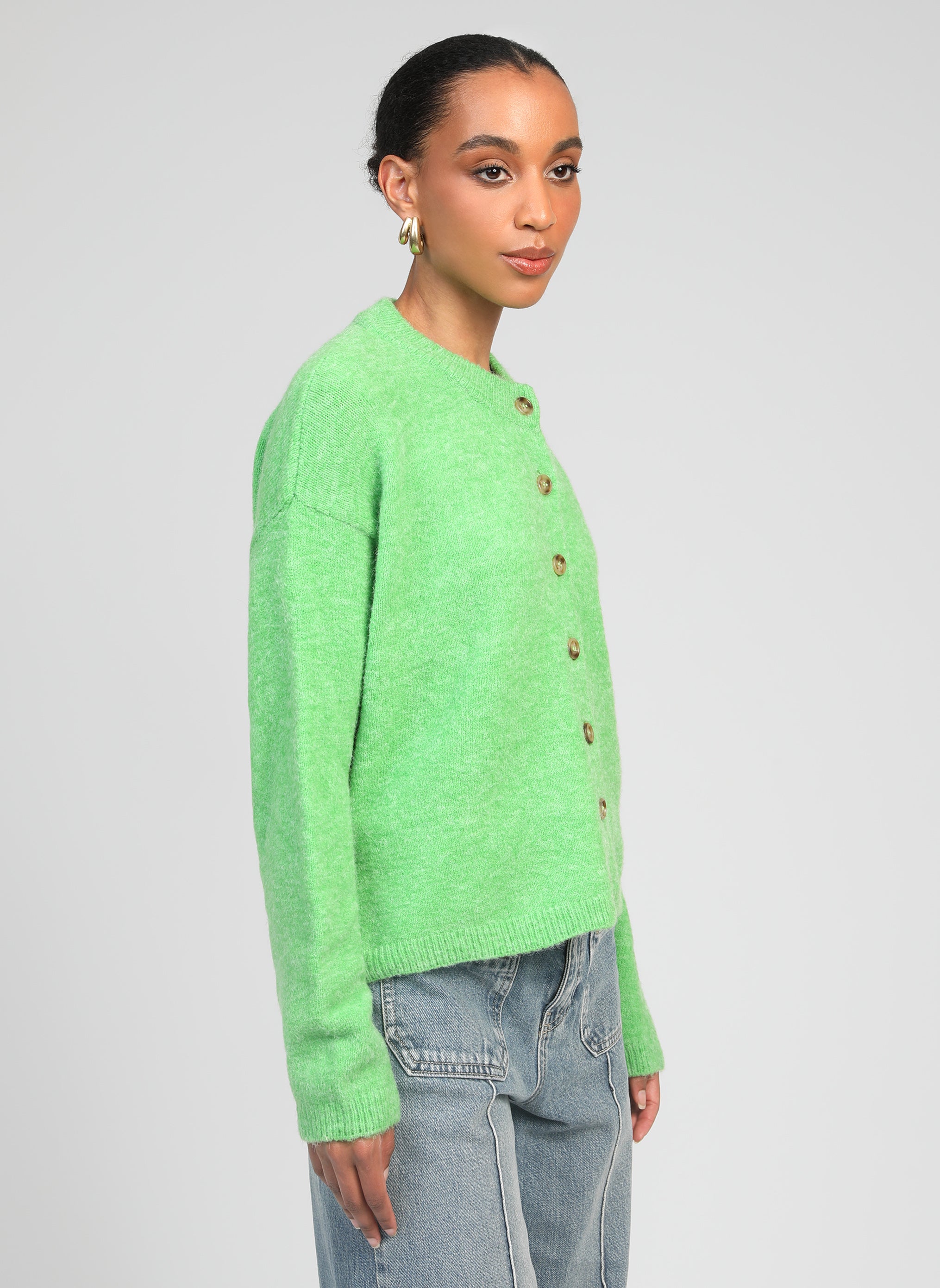 GILET LETIANA green