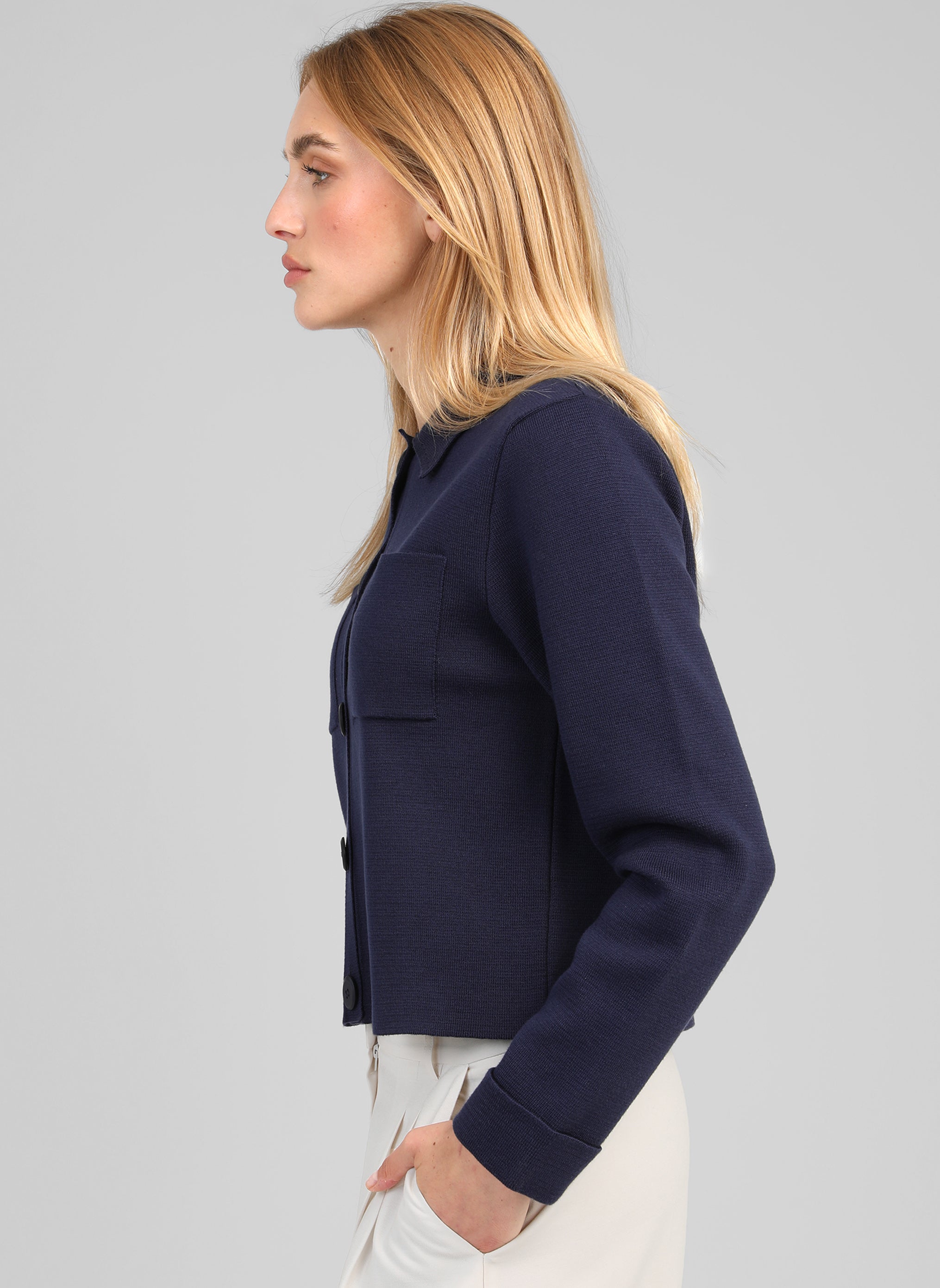 GILET LEVALIMANA marine