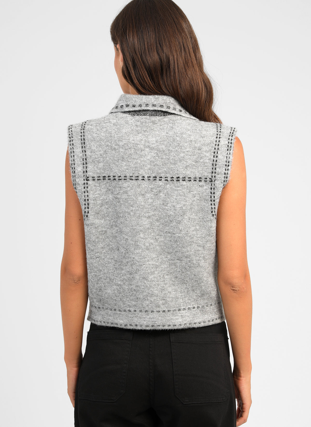 GILET LEWAYNE gris