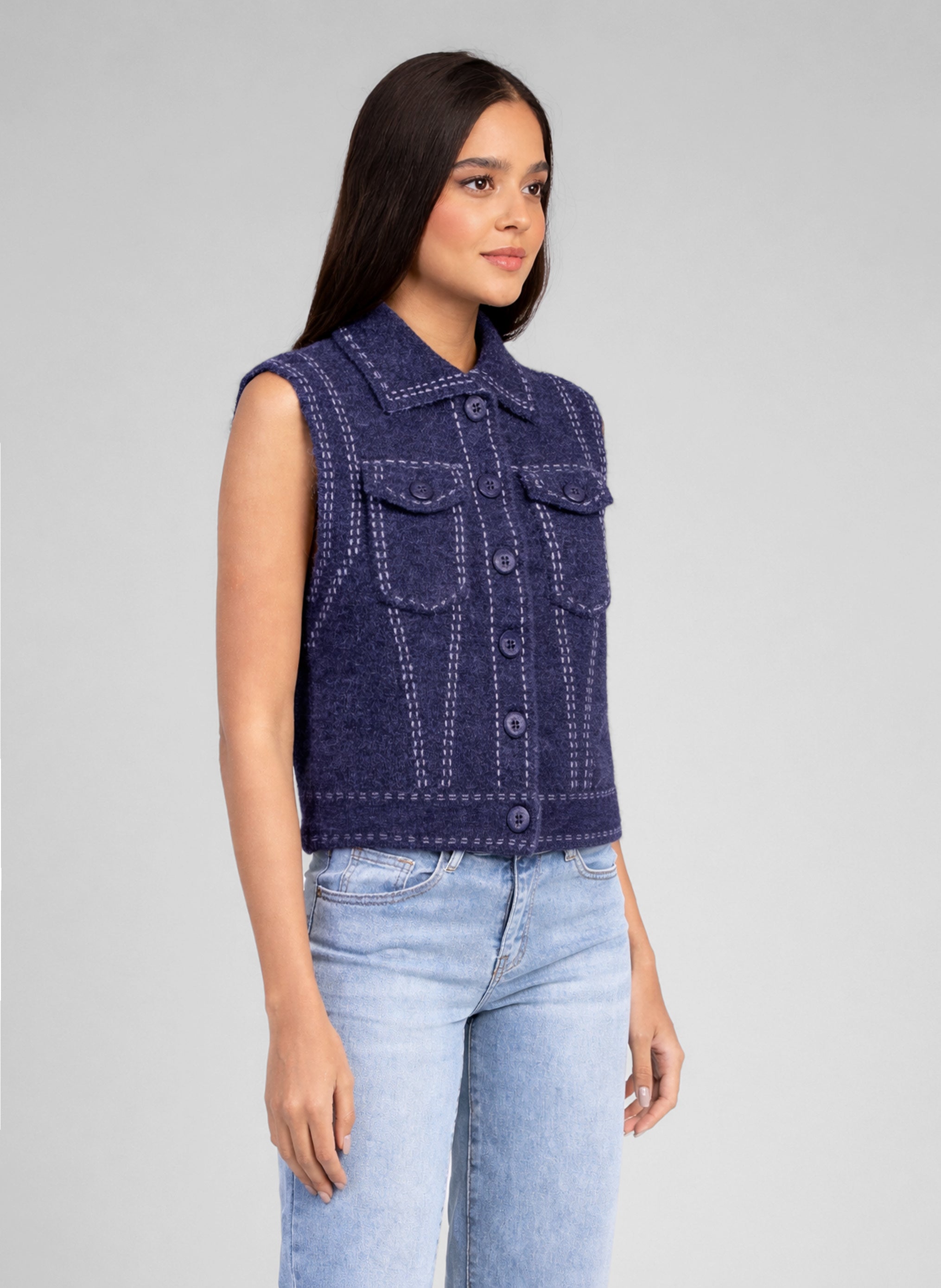 GILET LEWAYNE marine