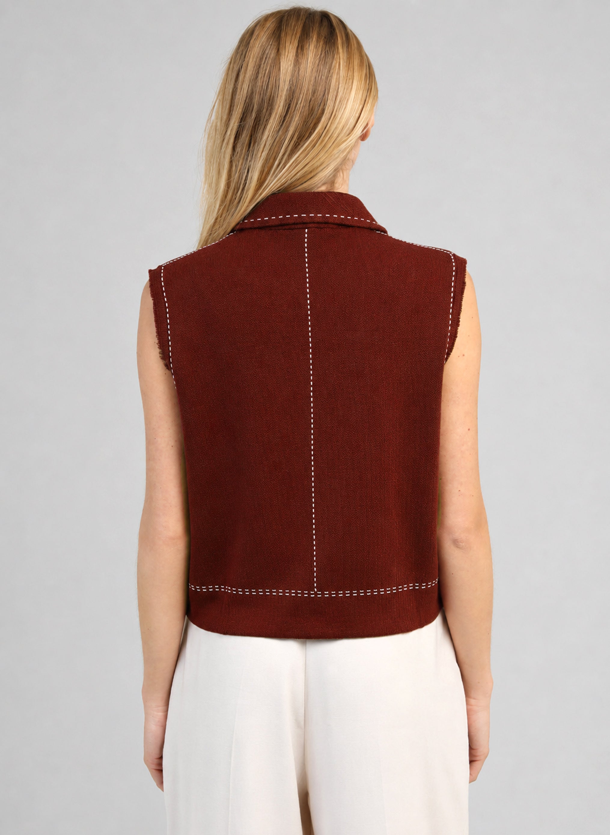 GILET LEWOODY bordeaux