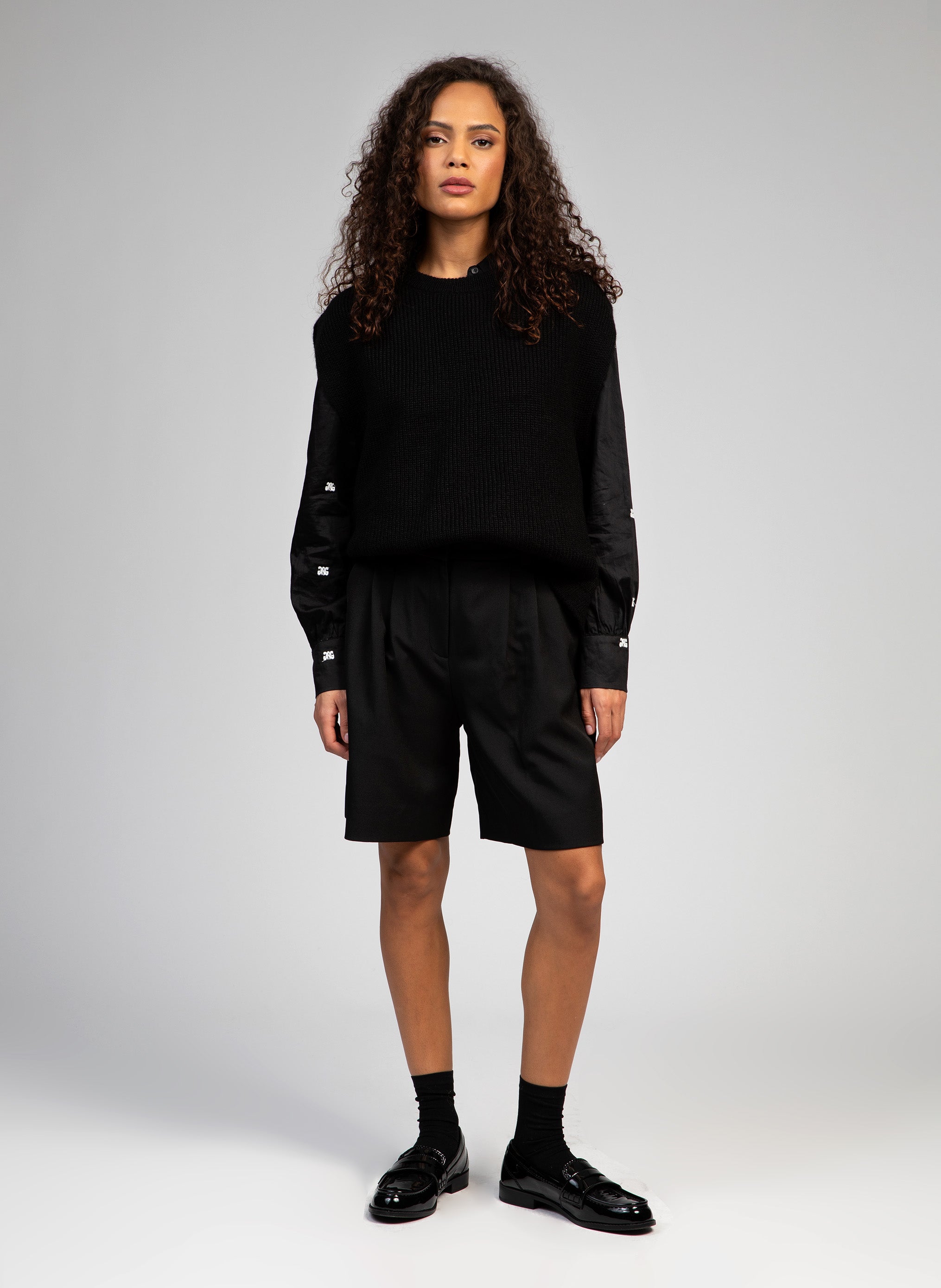 PULL LOANNE noir